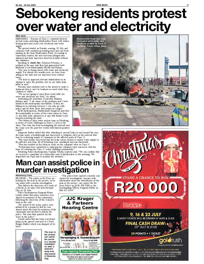 STER SOUTH 19 July – 22 July 2022 page 5