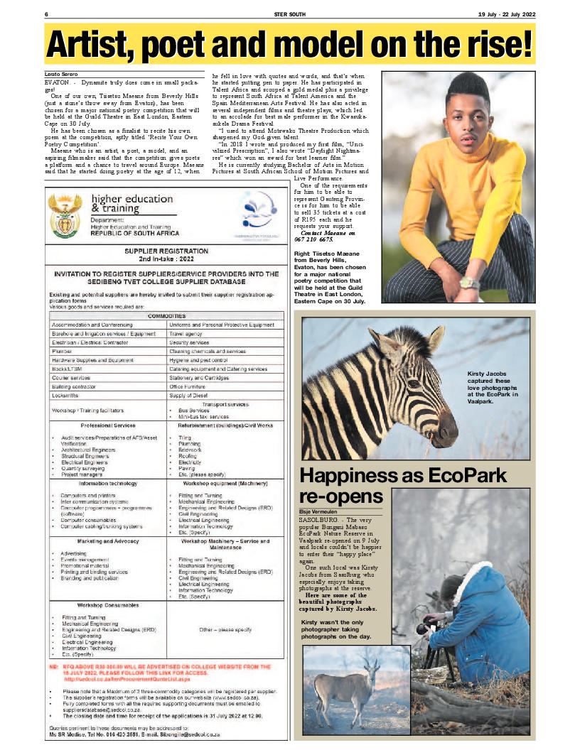 STER SOUTH 19 July – 22 July 2022 page 6