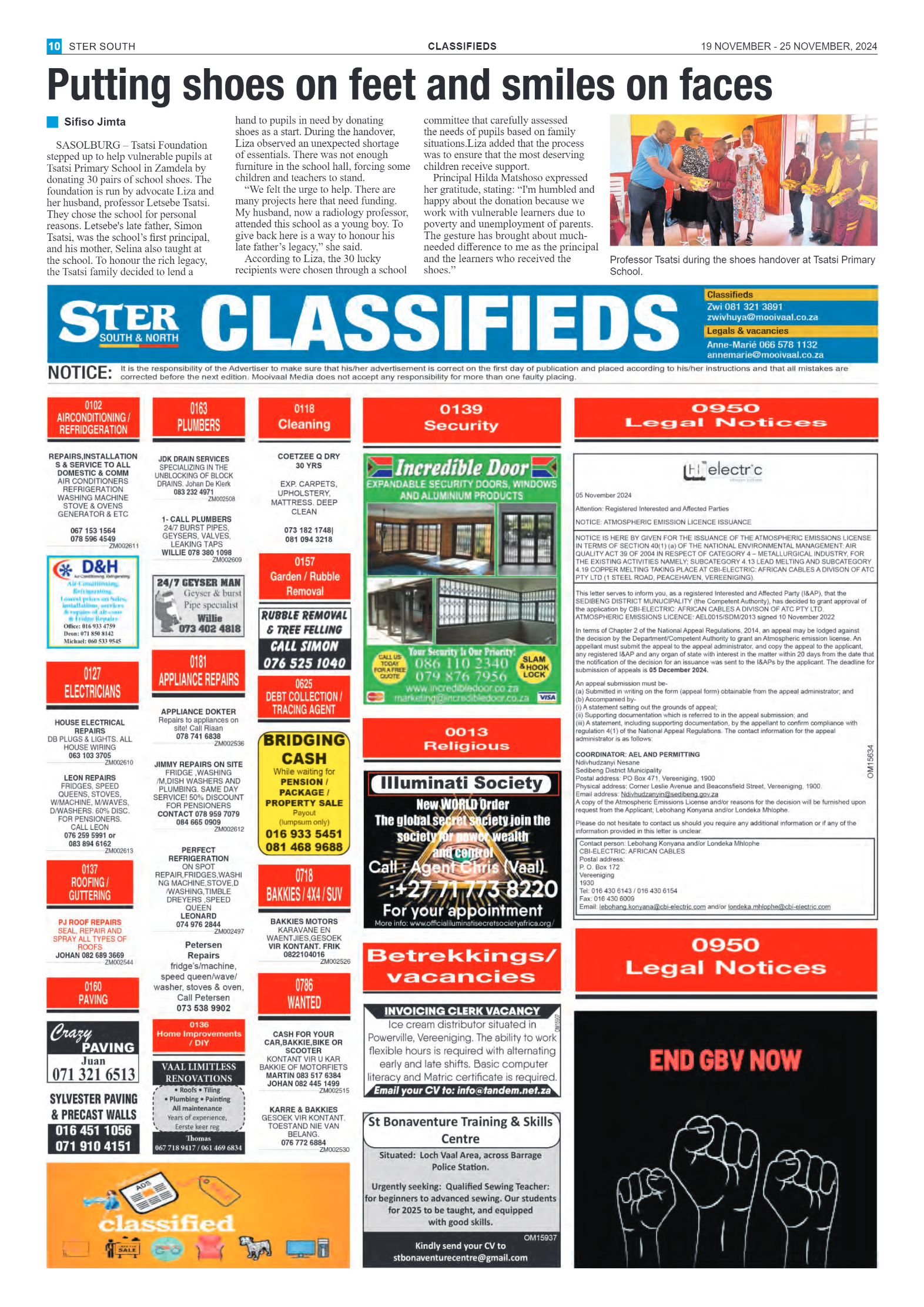 STER SOUTH 19 NOVEMBER – 25 NOVEMBER, 2024 page 10