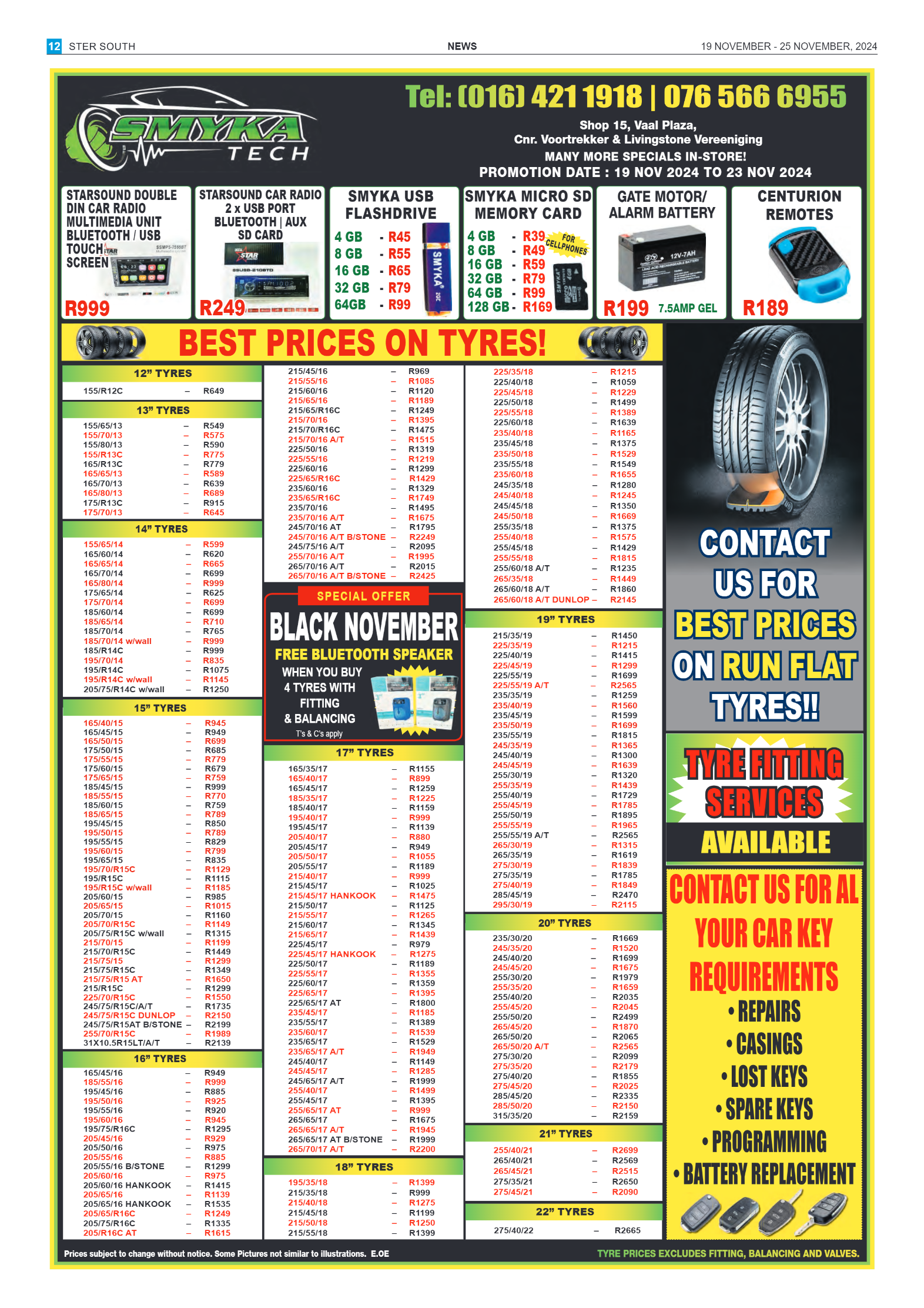 STER SOUTH 19 NOVEMBER – 25 NOVEMBER, 2024 page 12
