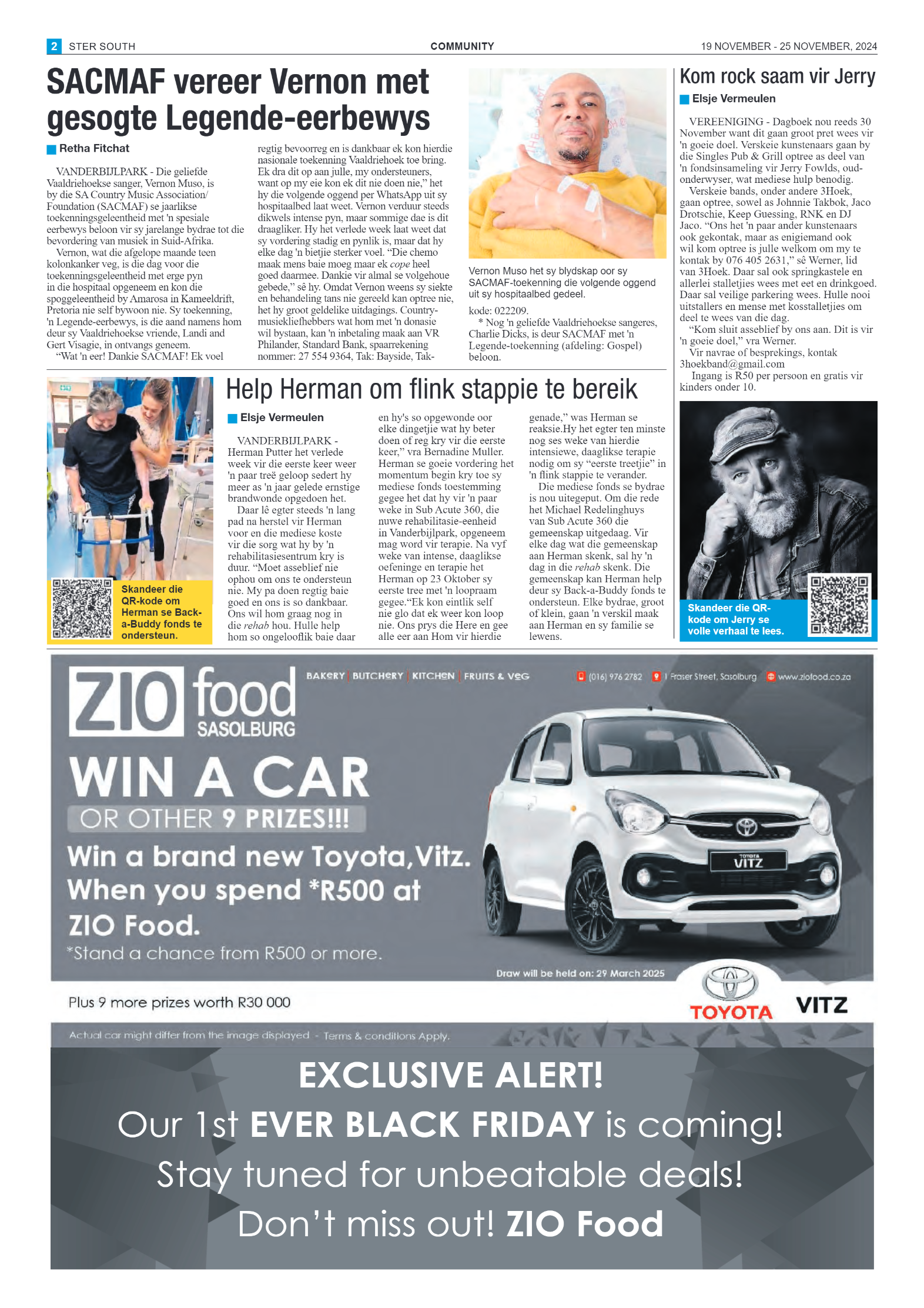 STER SOUTH 19 NOVEMBER – 25 NOVEMBER, 2024 page 2