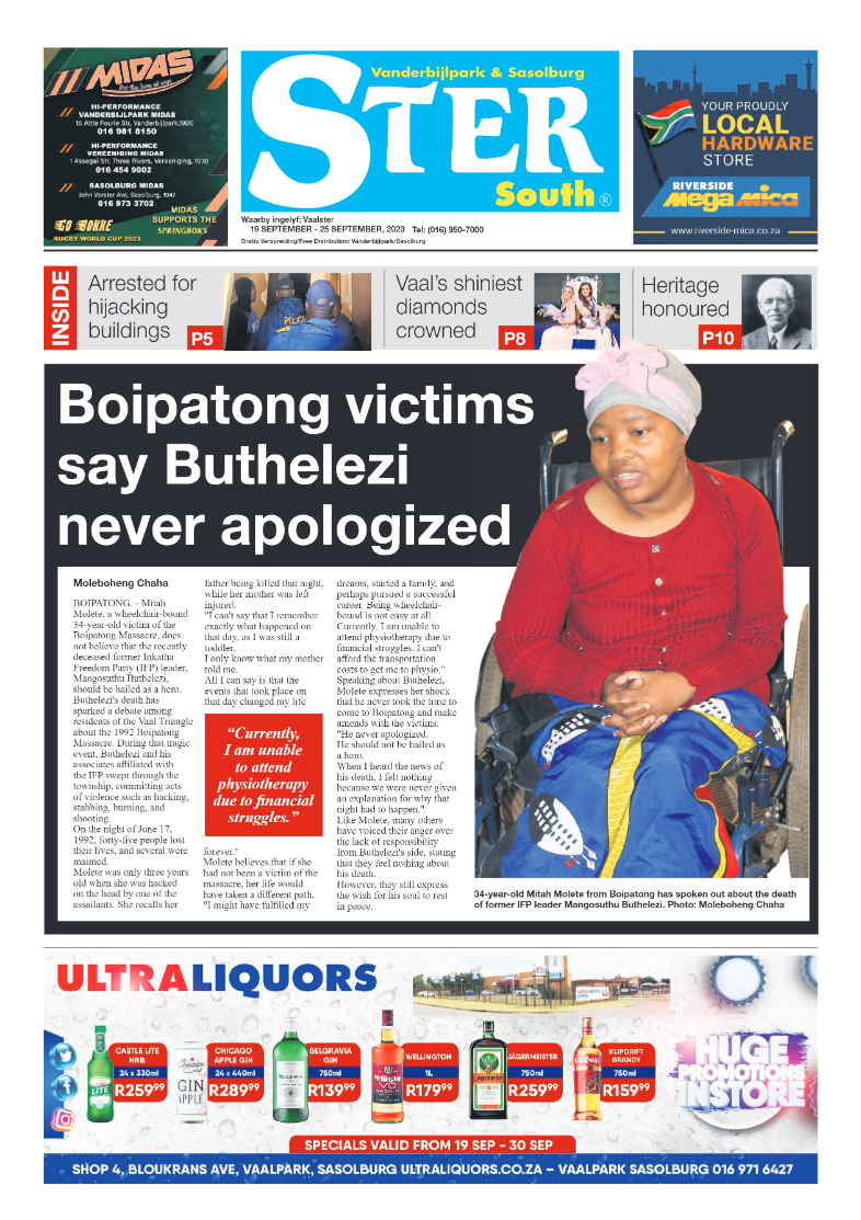 STER SOUTH 19 September – 25 September, 2023 page 1