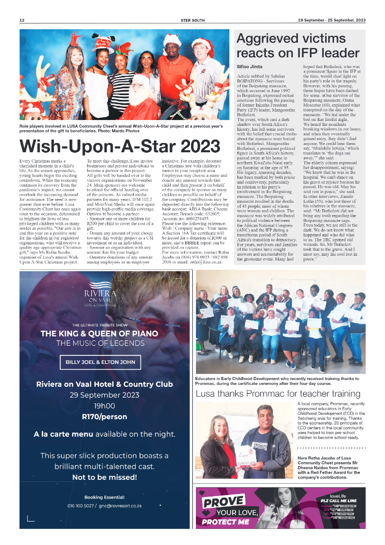 STER SOUTH 19 September – 25 September, 2023 page 12