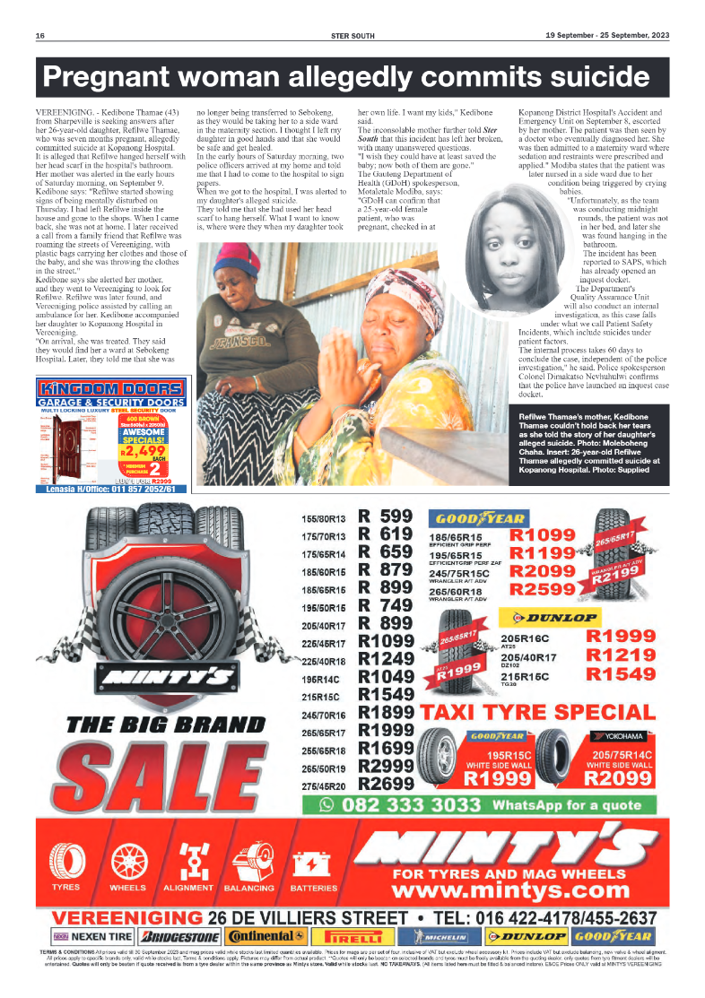STER SOUTH 19 September – 25 September, 2023 page 16