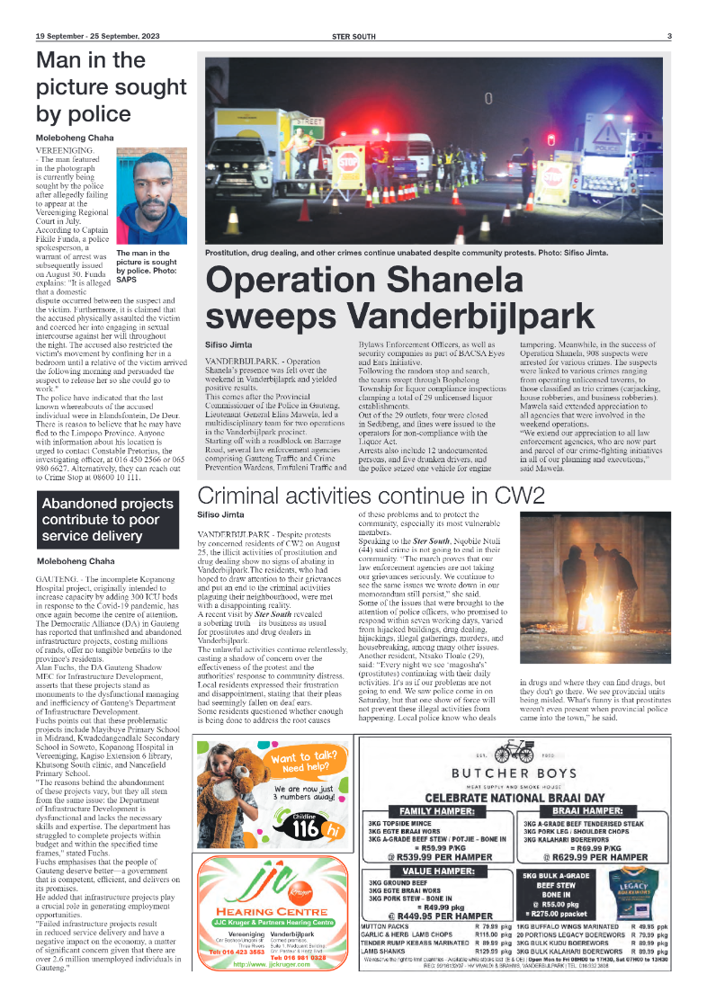 STER SOUTH 19 September – 25 September, 2023 page 3