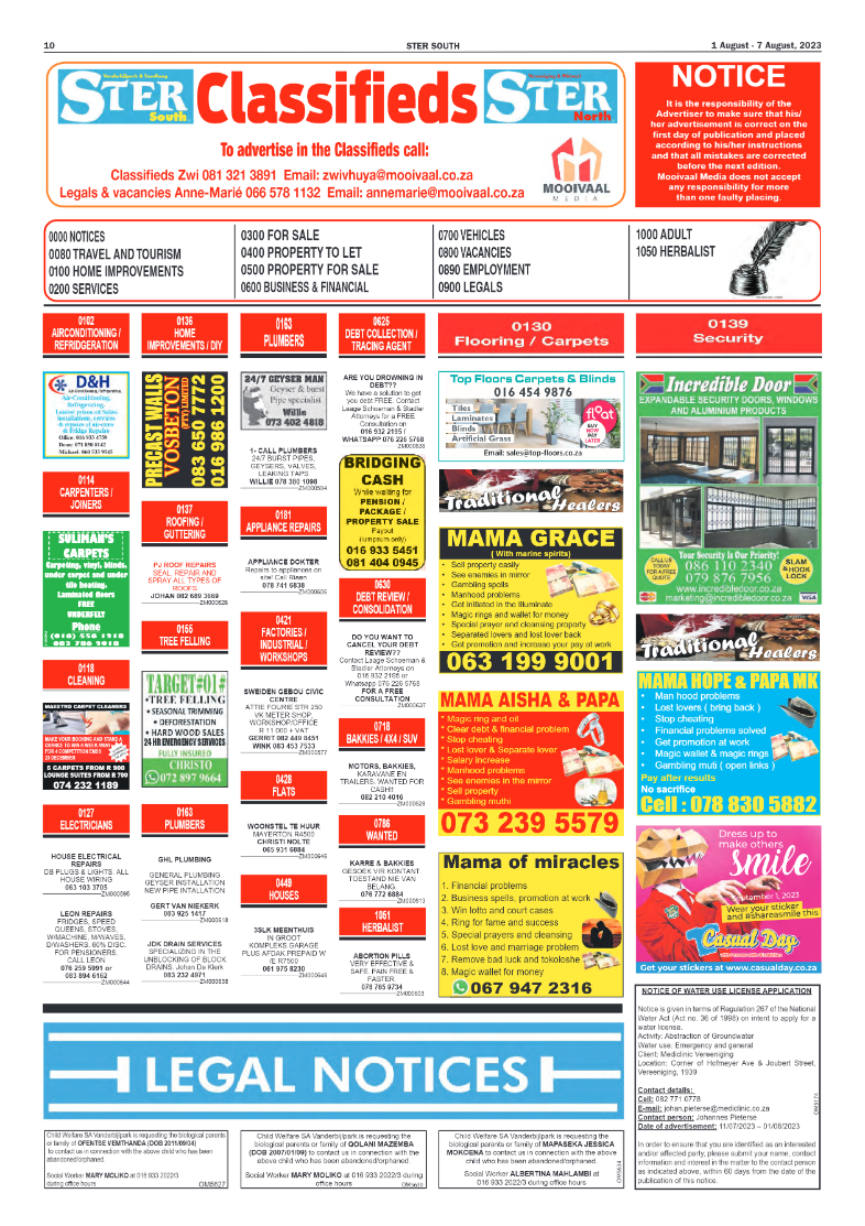 STER SOUTH 1 August – 7 August, 2023 page 10