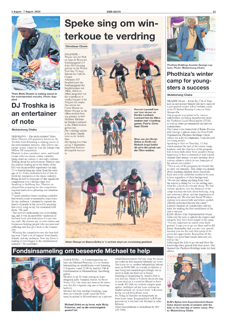 STER SOUTH 1 August – 7 August, 2023 page 11