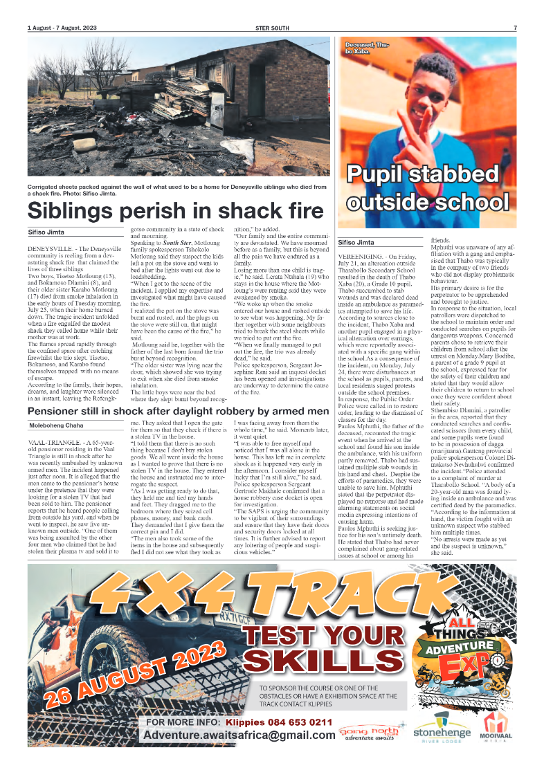 STER SOUTH 1 August – 7 August, 2023 page 7