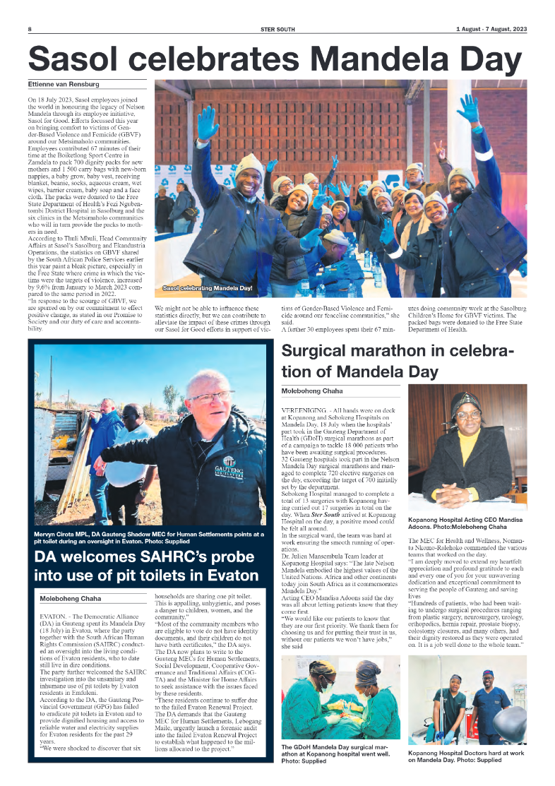 STER SOUTH 1 August – 7 August, 2023 page 8