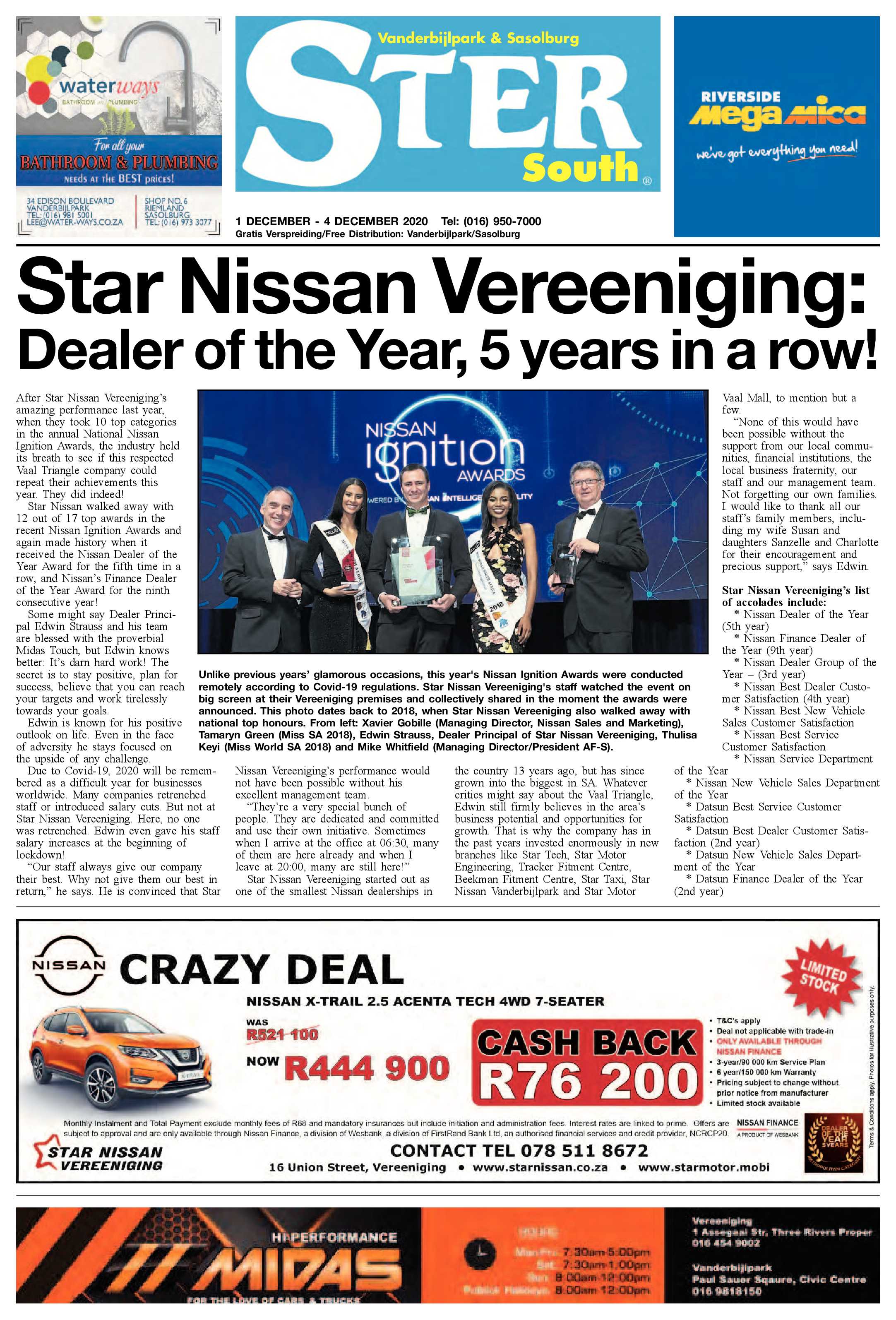 STER SOUTH 1 December – 4 December 2020 page 1