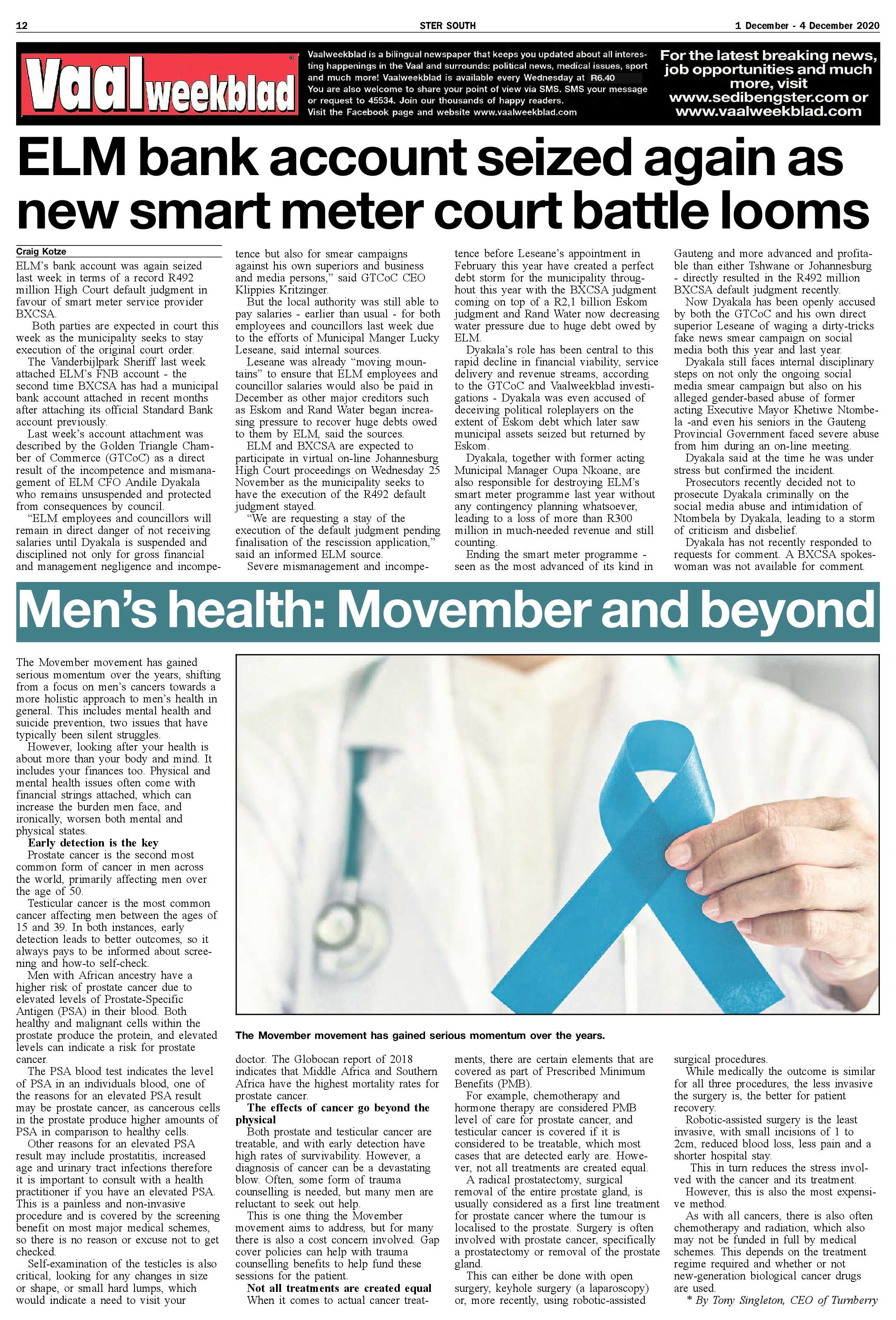 STER SOUTH 1 December – 4 December 2020 page 12