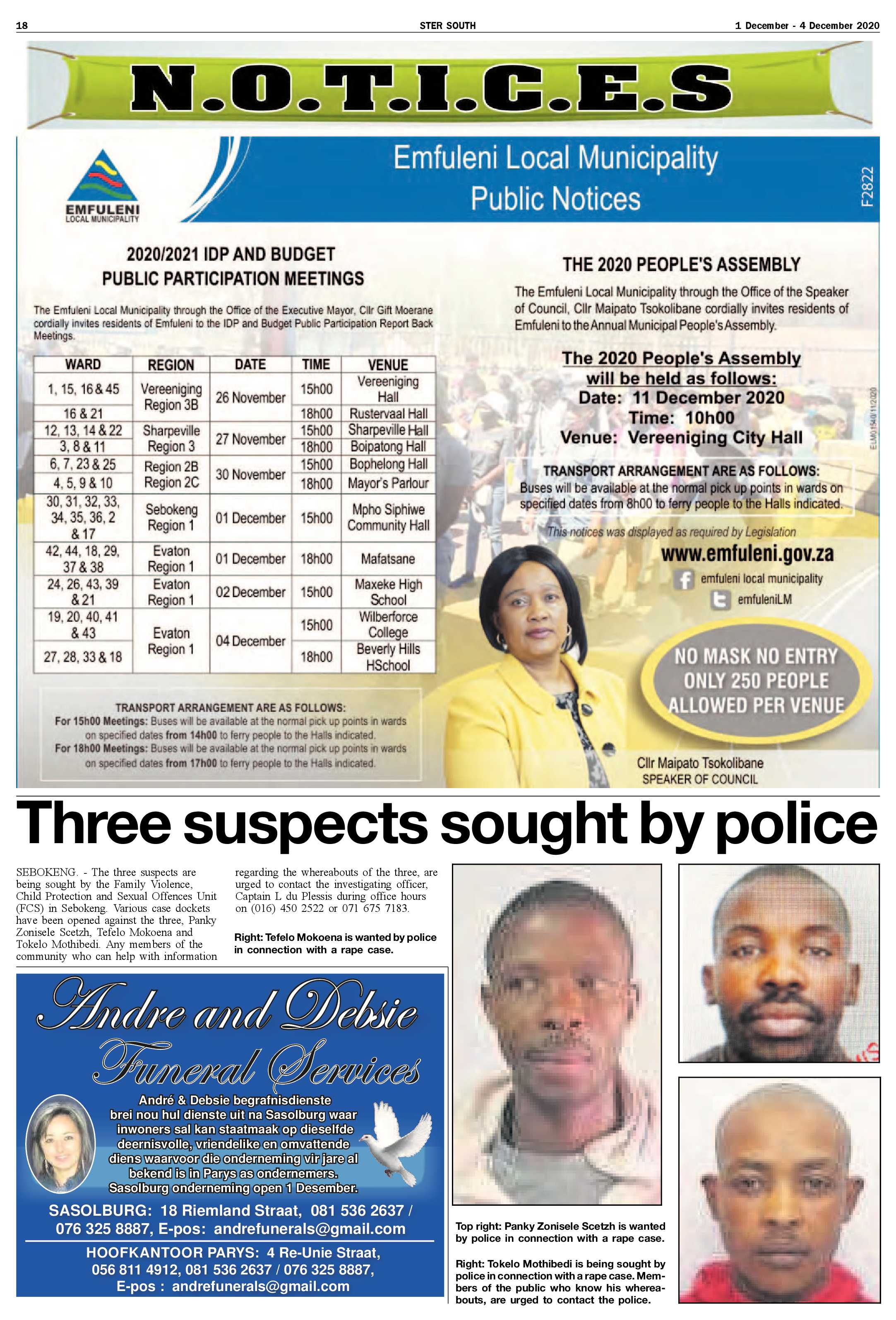 STER SOUTH 1 December – 4 December 2020 page 18