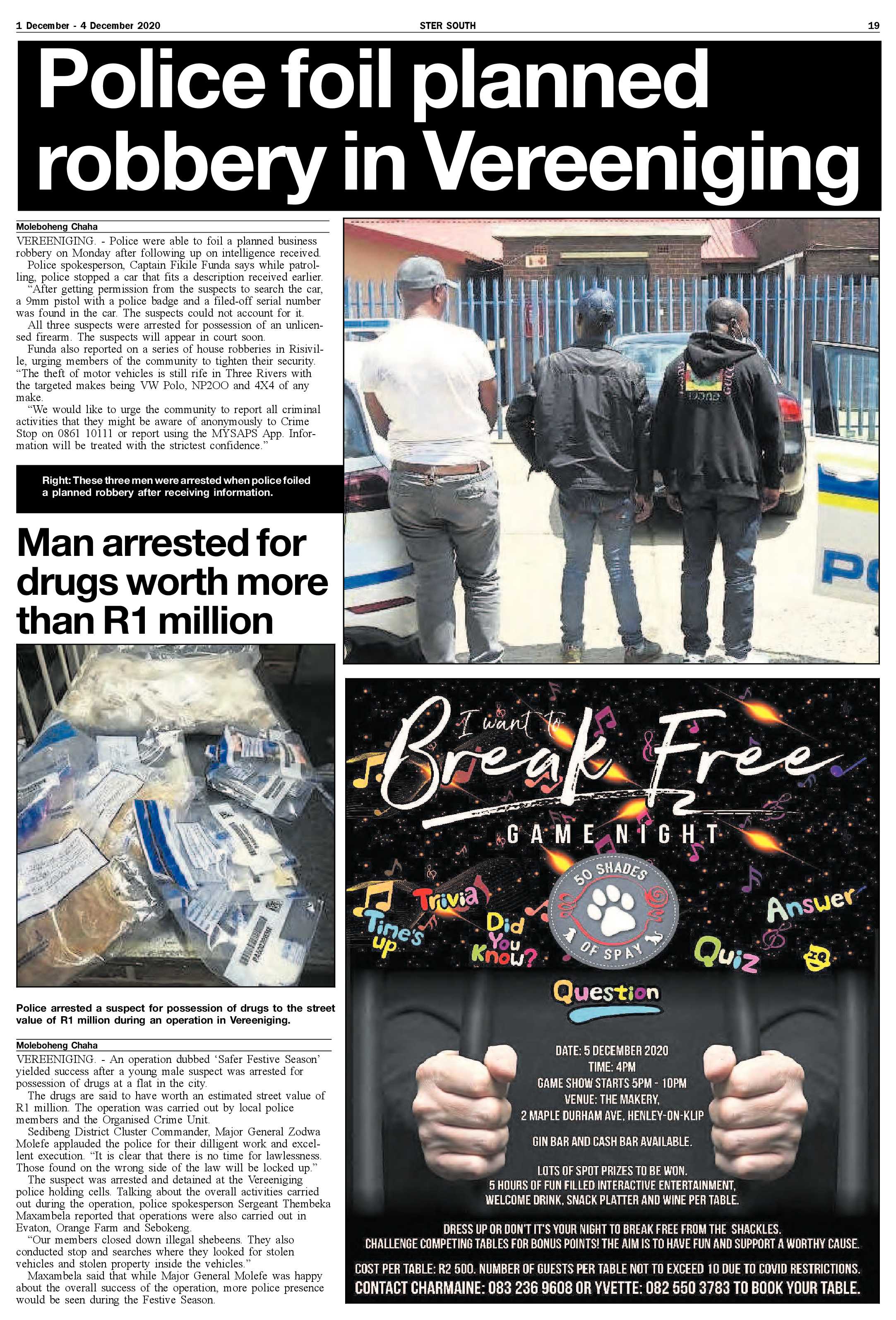 STER SOUTH 1 December – 4 December 2020 page 19