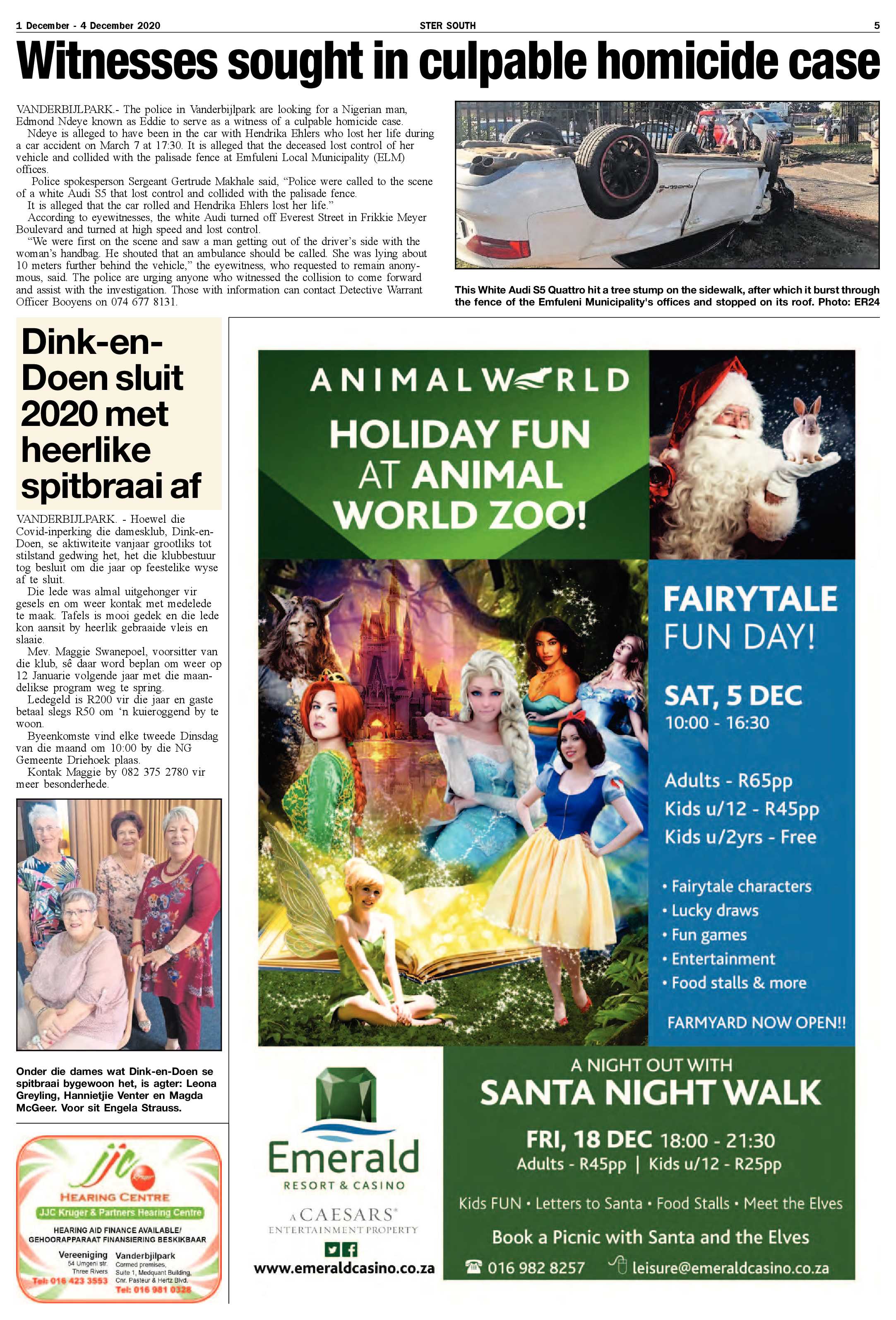 STER SOUTH 1 December – 4 December 2020 page 5