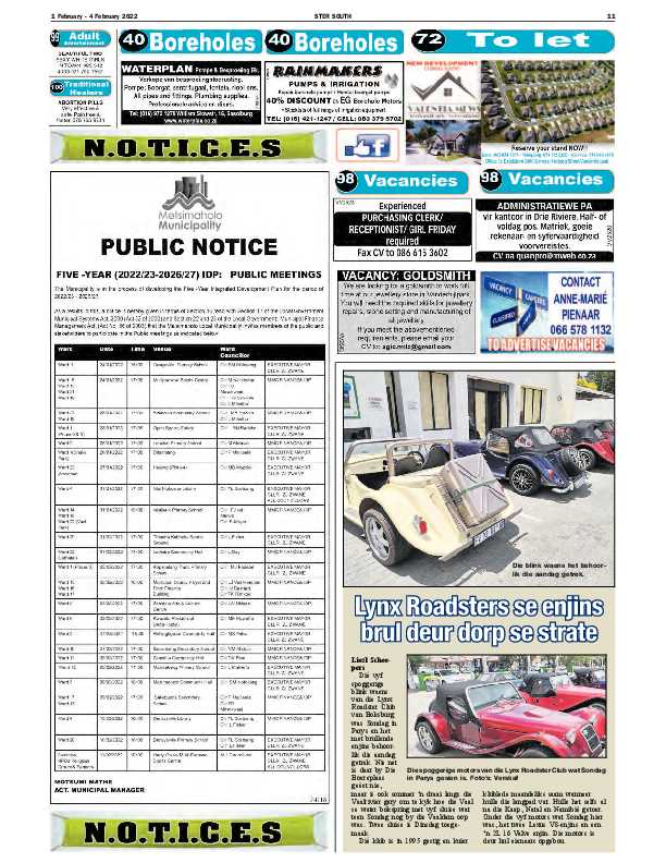 STER SOUTH 1 February – 4 February 2022 page 11
