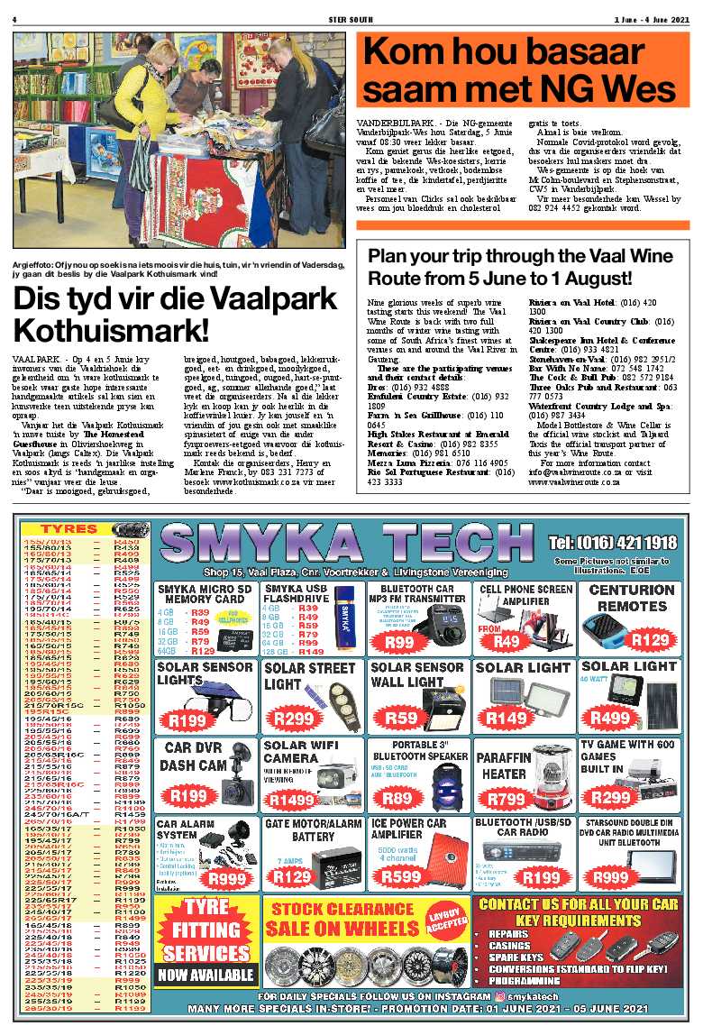 STER SOUTH 1 June – 4 June 2021 page 4