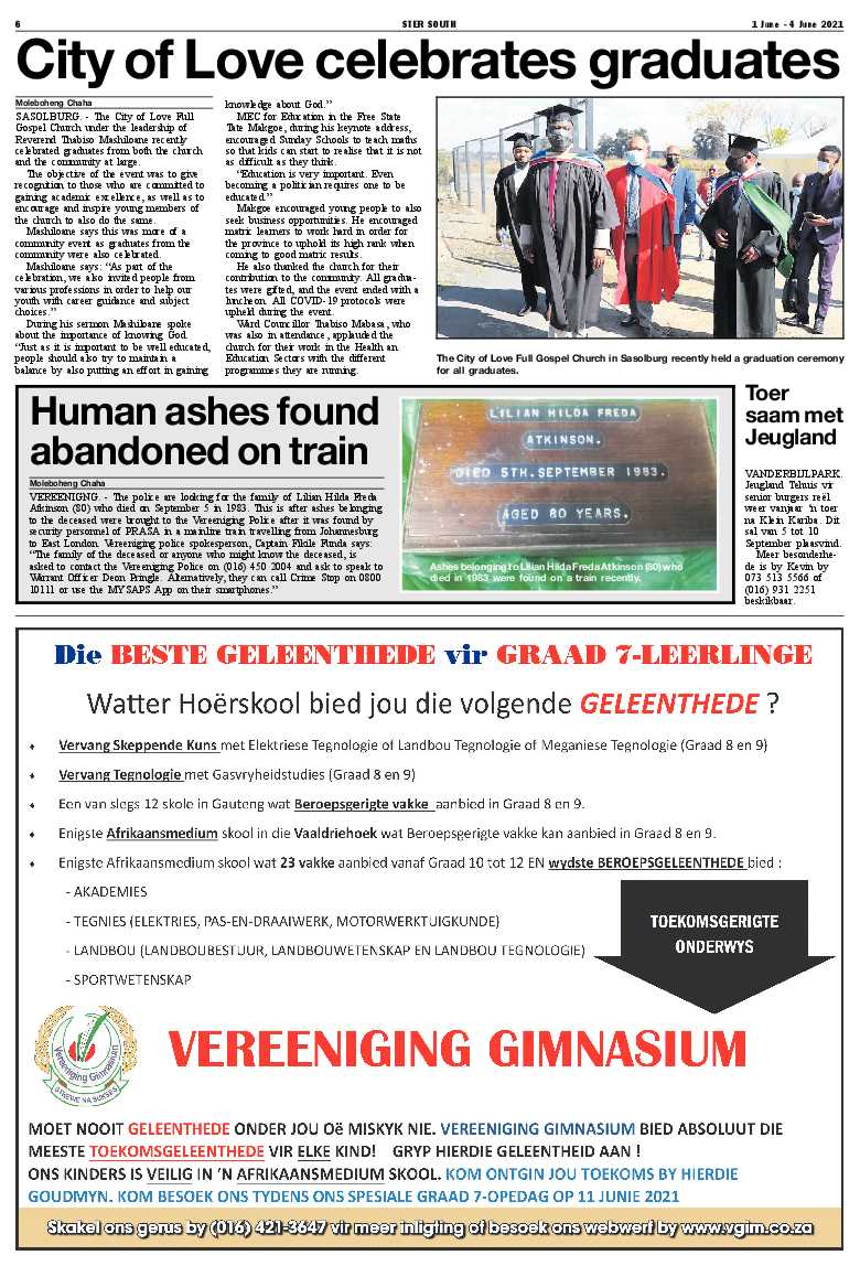 STER SOUTH 1 June – 4 June 2021 page 6