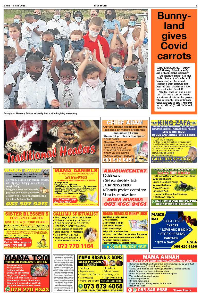 STER SOUTH 1 June – 4 June 2021 page 9
