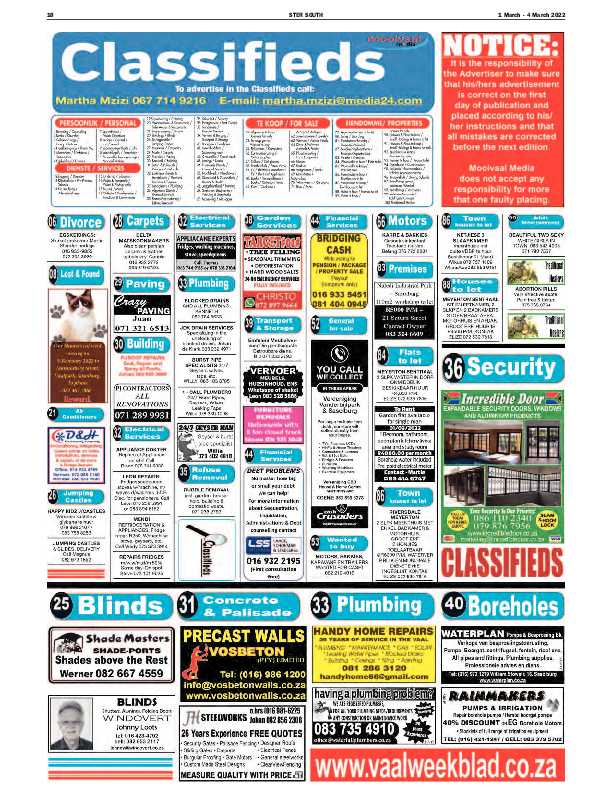 STER SOUTH 1 March – 4 March 2022 page 17