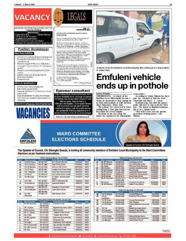 STER SOUTH 1 March – 4 March 2022 page 18