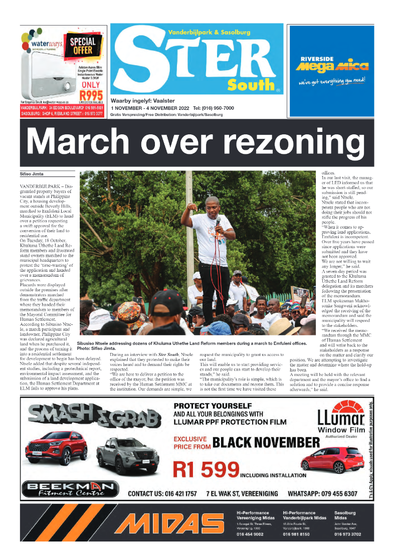 STER SOUTH 1 November – 4 November 2022 page 1