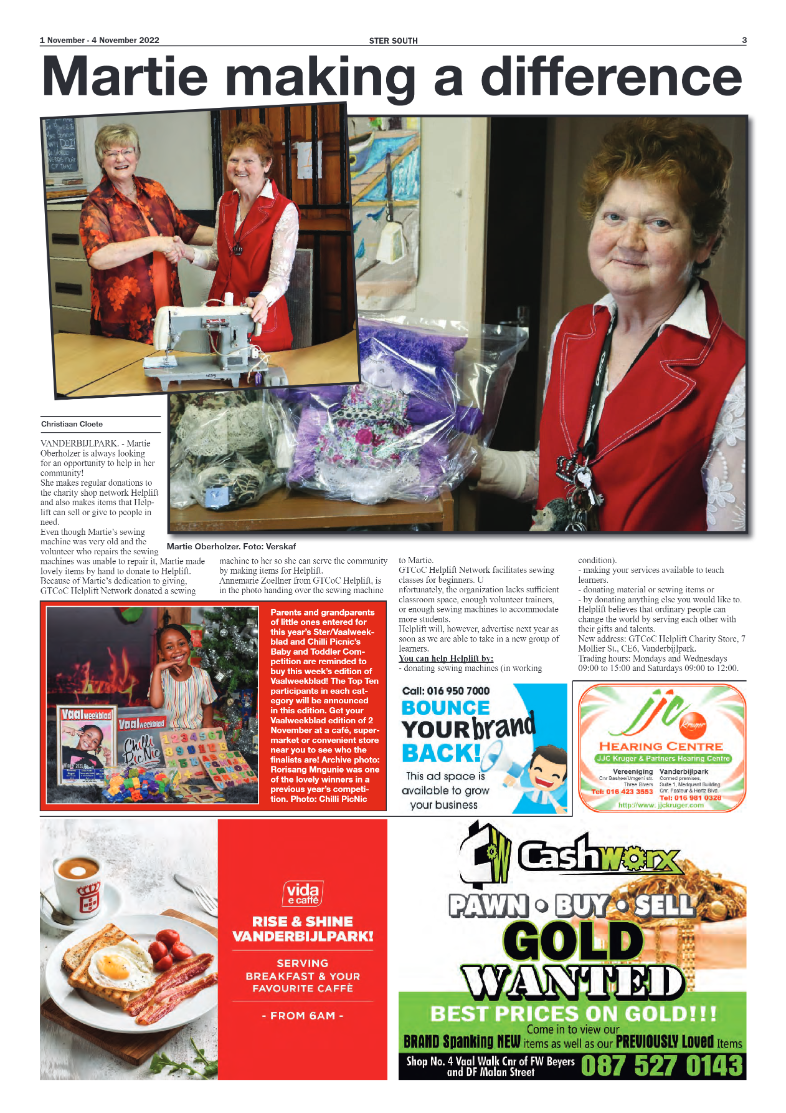 STER SOUTH 1 November – 4 November 2022 page 3