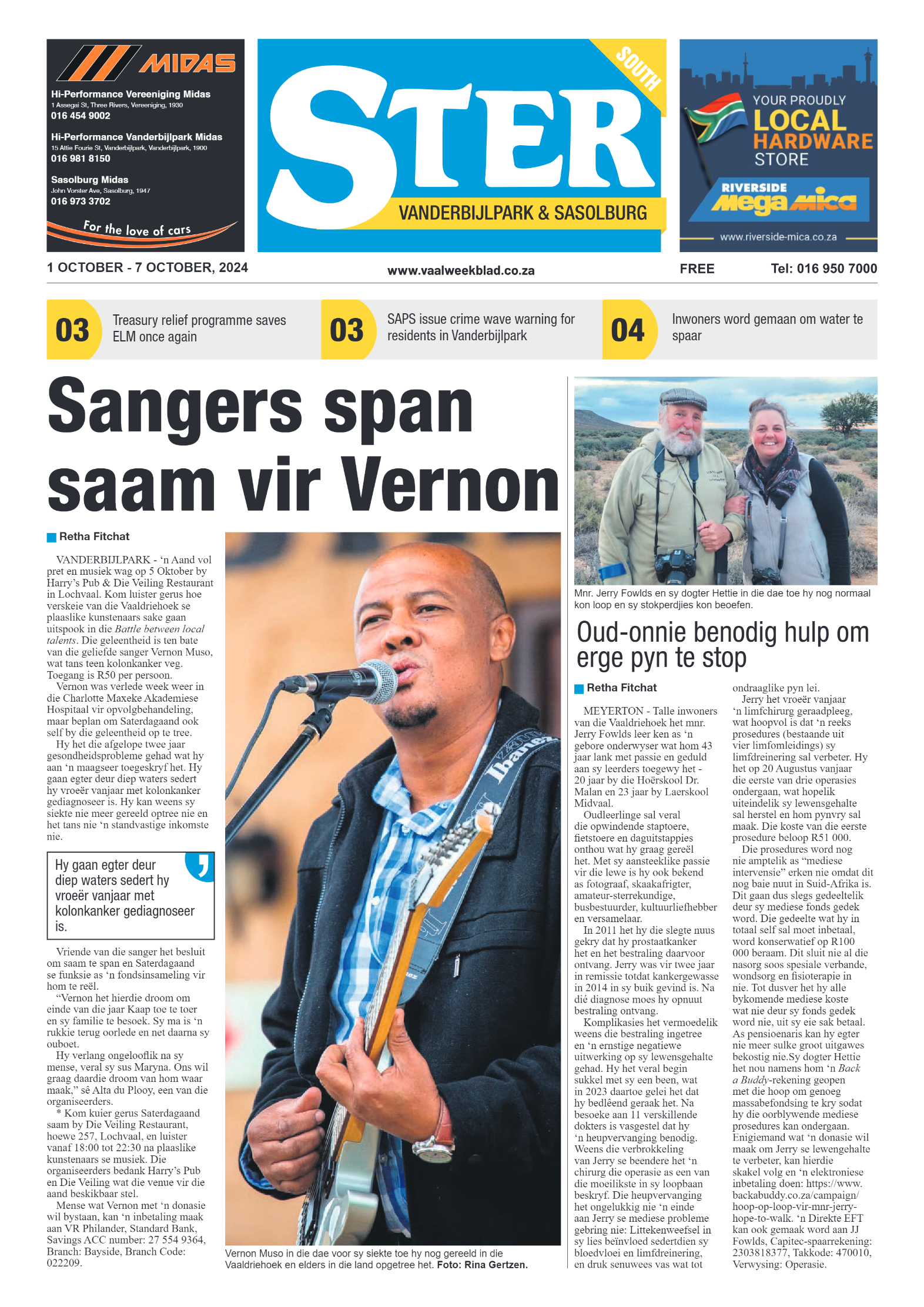 STER SOUTH 1 OCTOBER – 7 OCTOBER, 2024 page 1