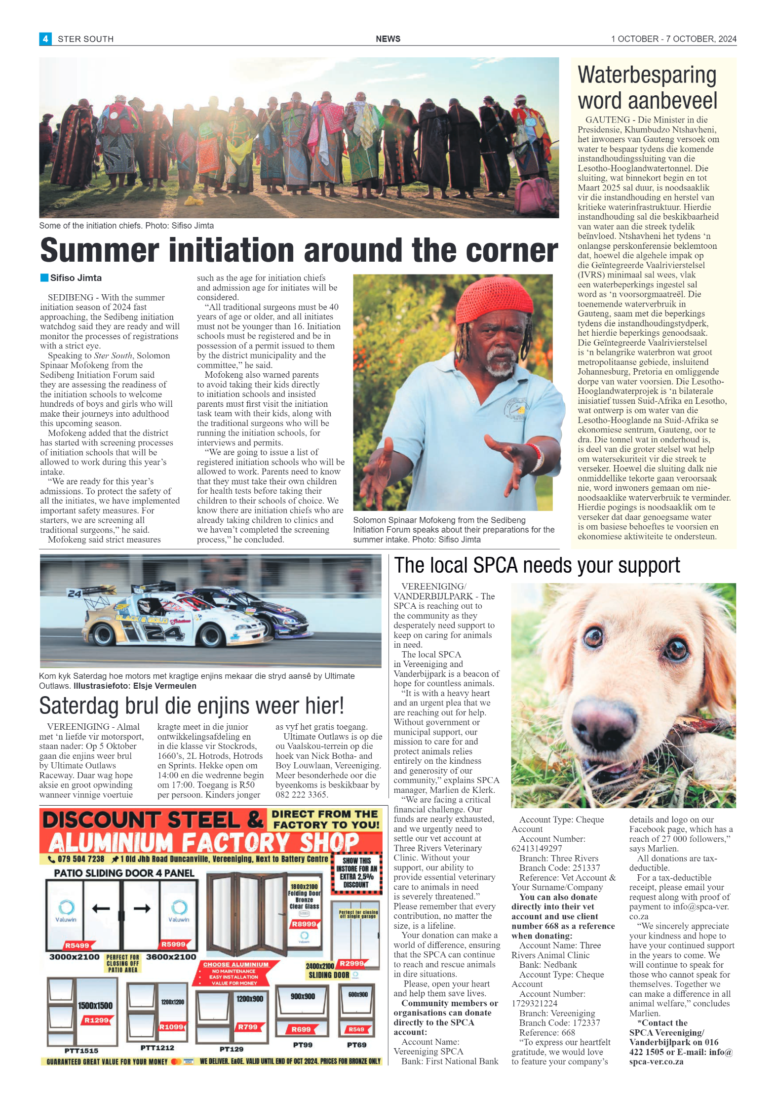 STER SOUTH 1 OCTOBER – 7 OCTOBER, 2024 page 4