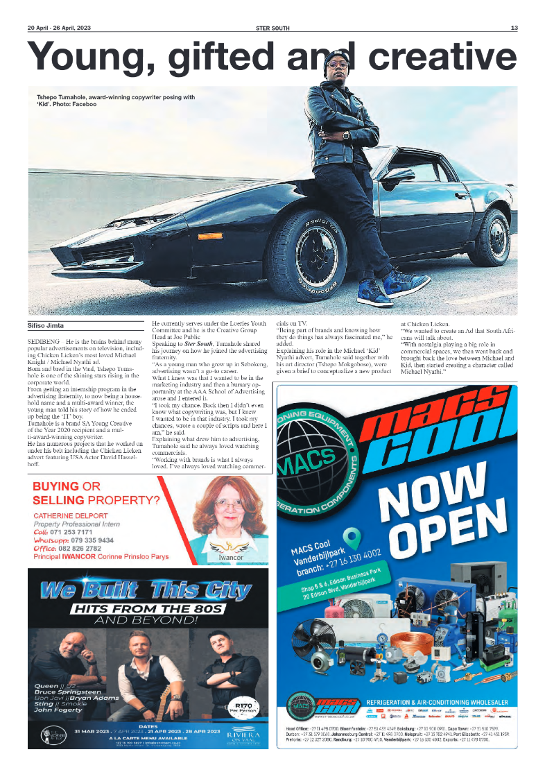 STER SOUTH 20 April – 26 April, 2023 page 13