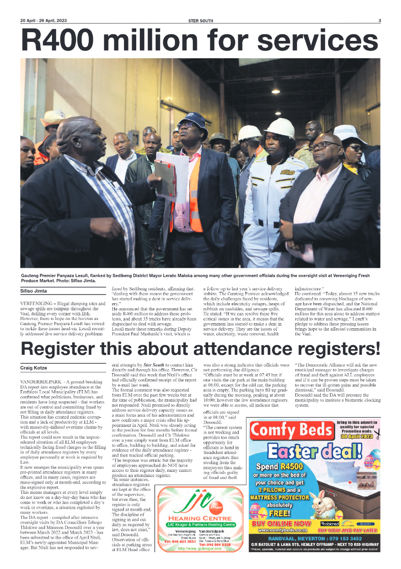 STER SOUTH 20 April – 26 April, 2023 page 3