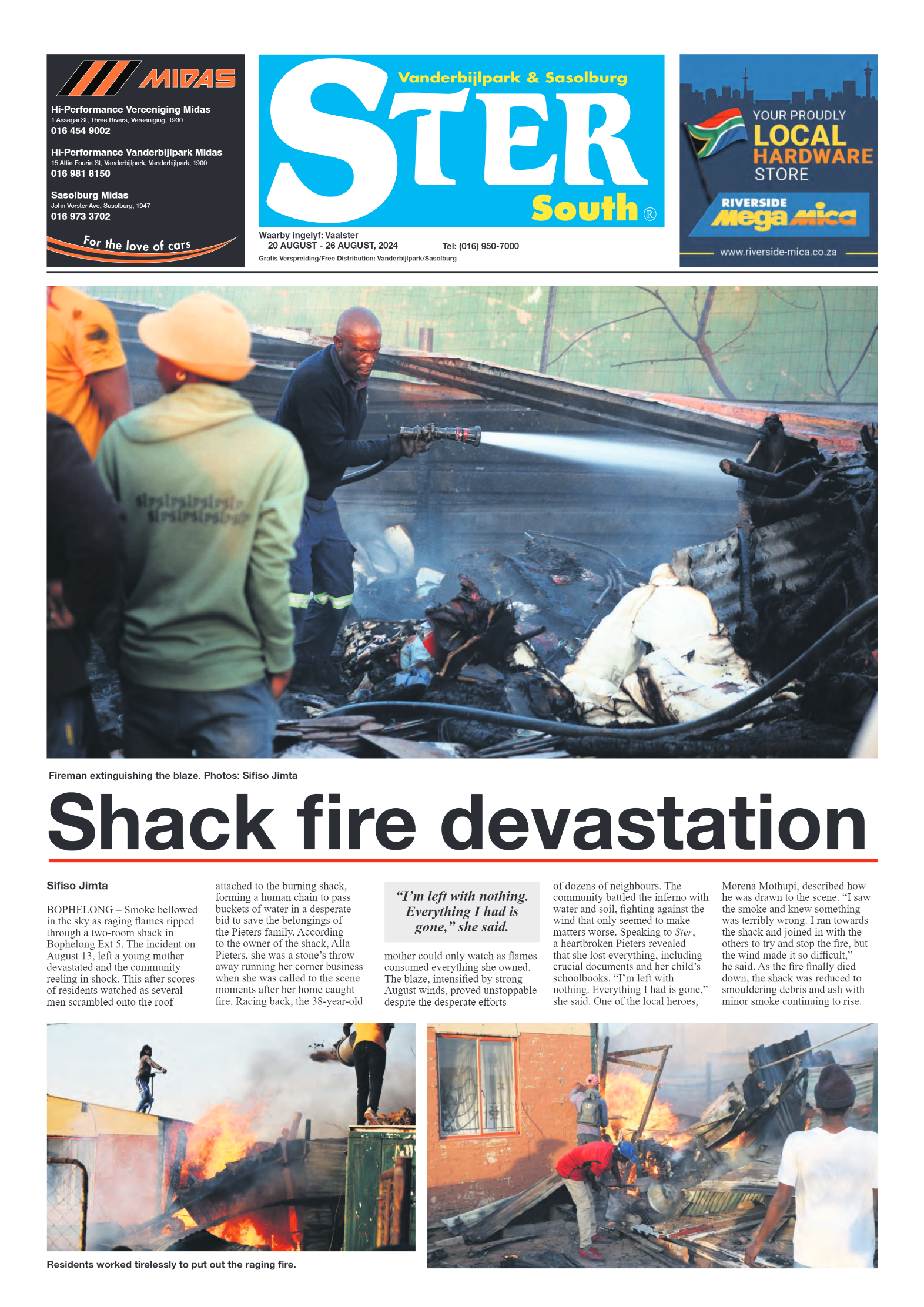 STER SOUTH 20 August – 26 August, 2024 page 1