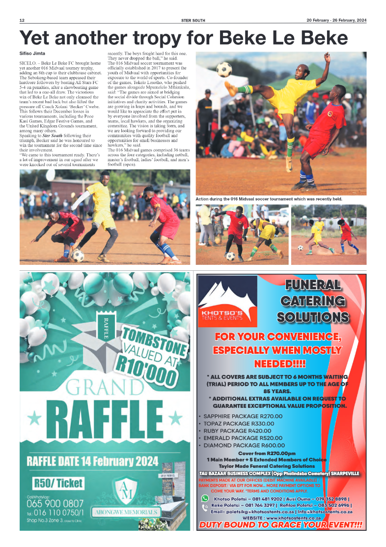 STER SOUTH 20 February – 26 February, 2024 page 12