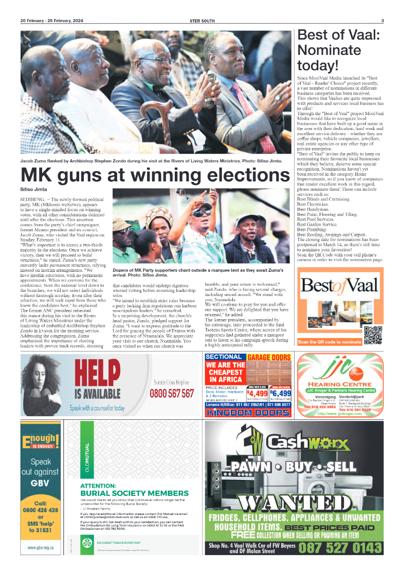 STER SOUTH 20 February – 26 February, 2024 page 3