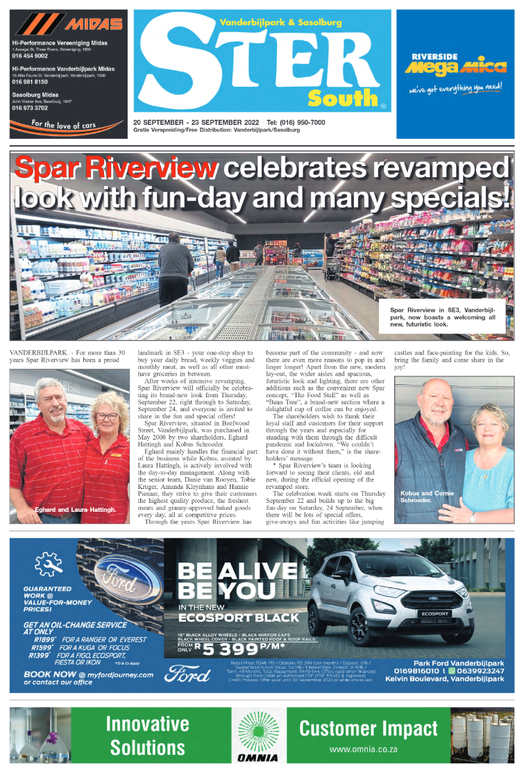 STER SOUTH 20 September – 23 September 2022 page 1