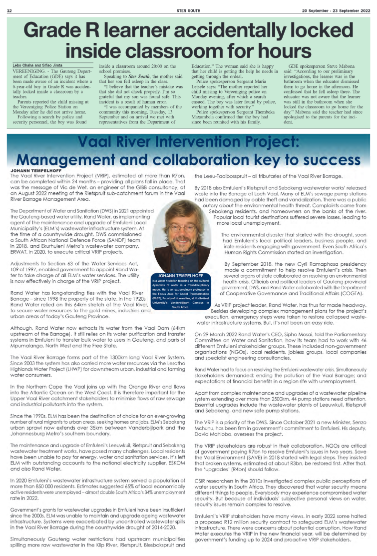 STER SOUTH 20 September – 23 September 2022 page 15