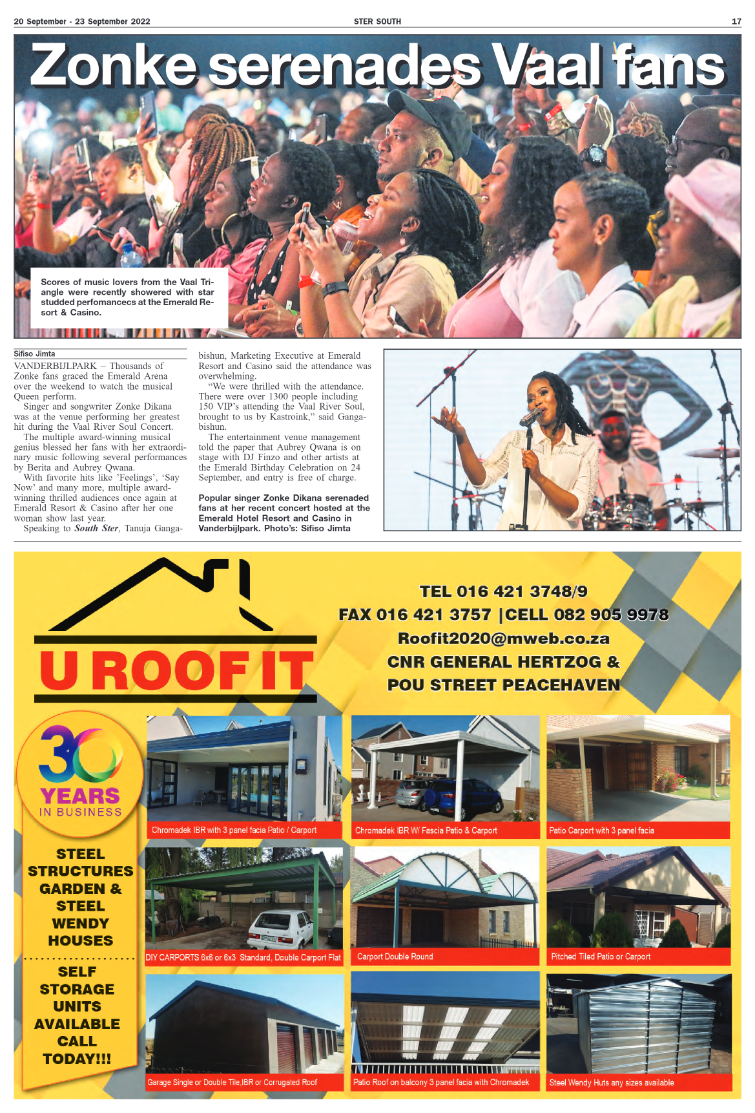 STER SOUTH 20 September – 23 September 2022 page 17