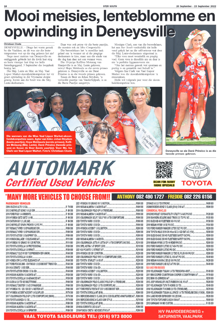 STER SOUTH 20 September – 23 September 2022 page 18