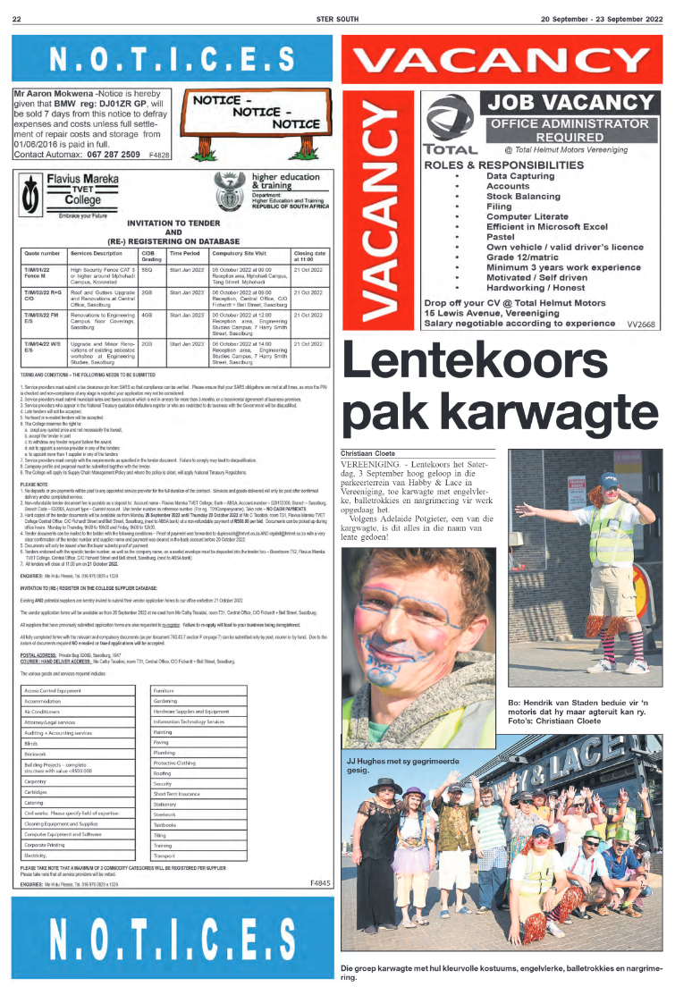 STER SOUTH 20 September – 23 September 2022 page 22
