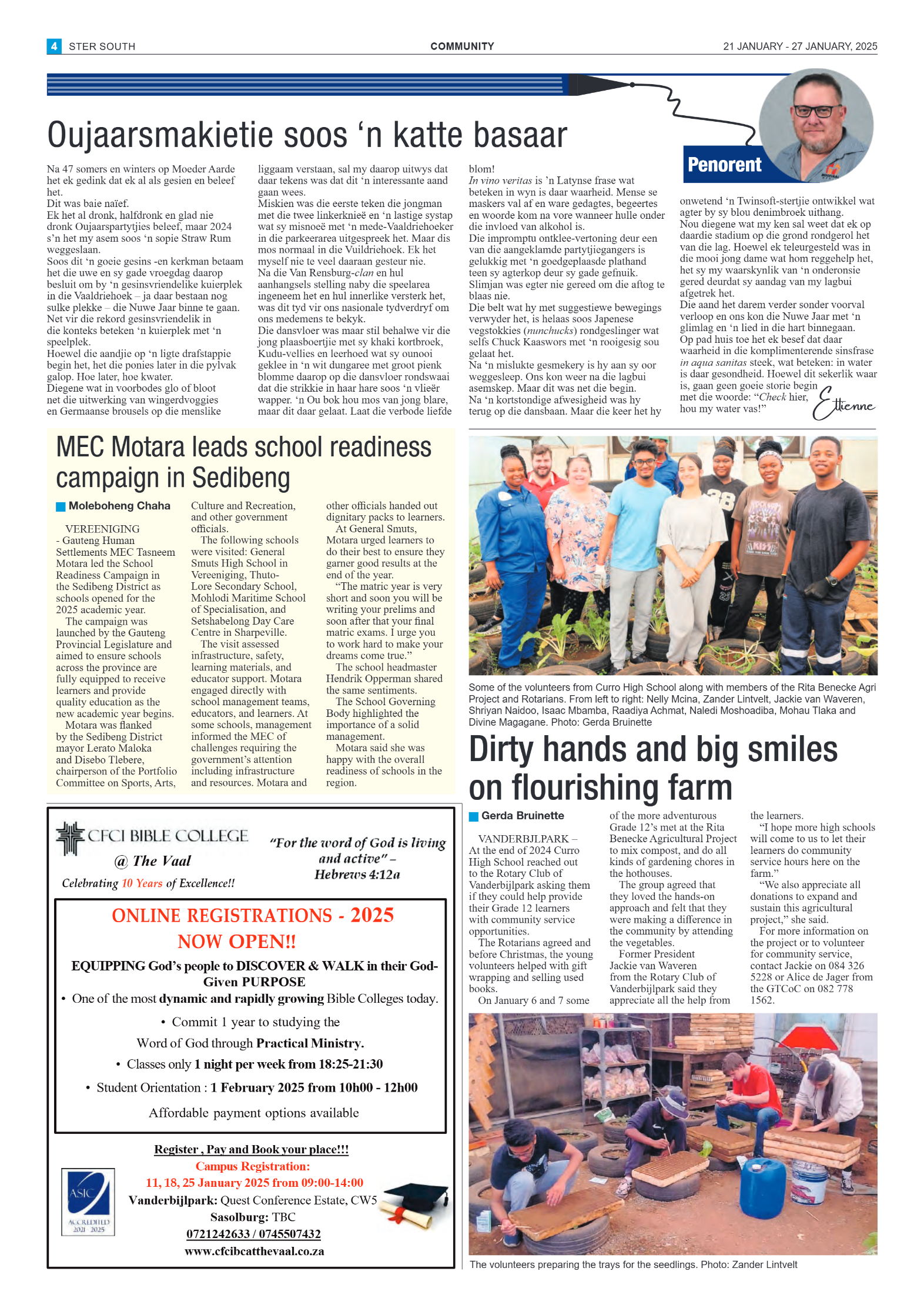 STER SOUTH 21 JANUARY – 27 JANUARY, 2025 page 4