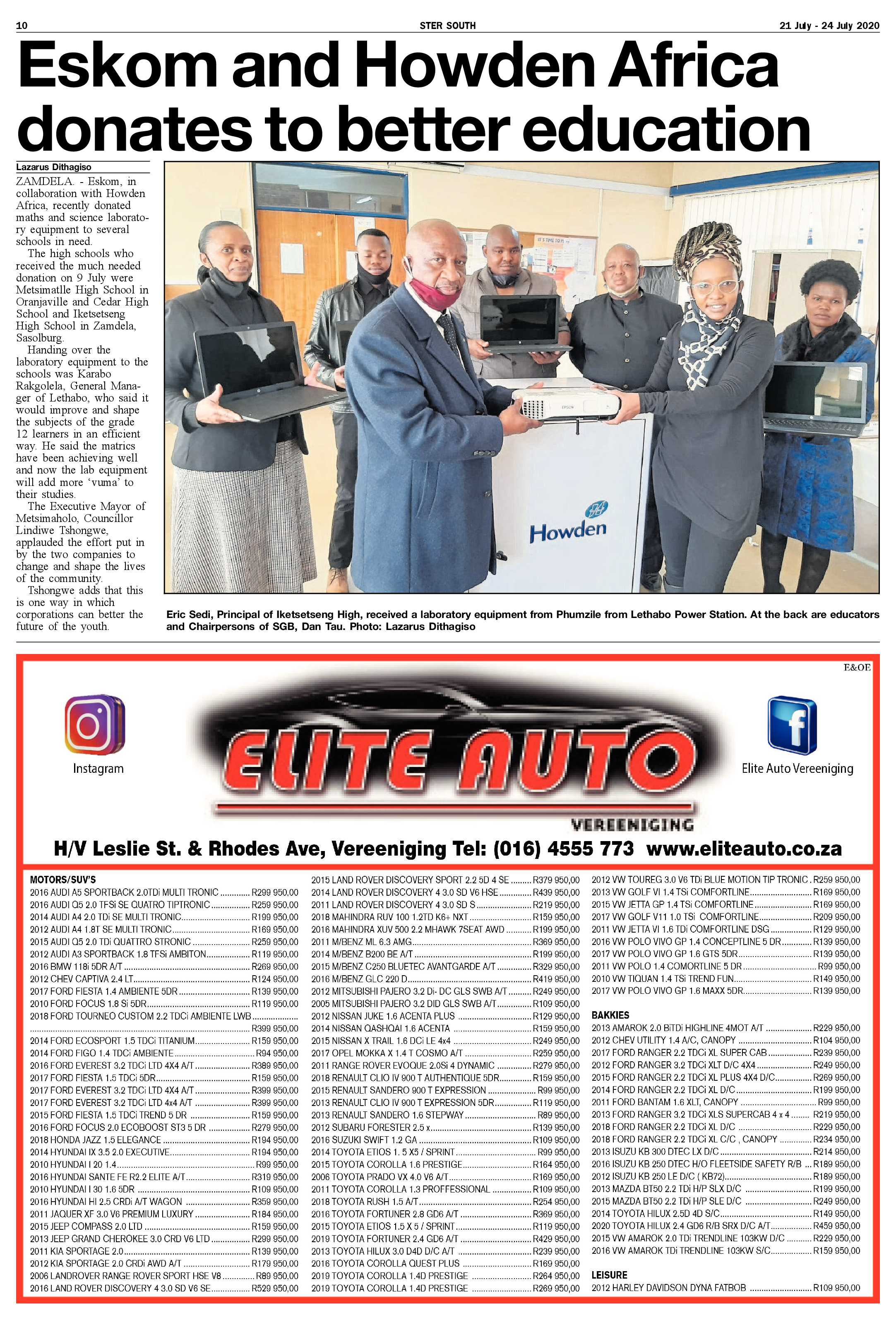SOUTH STER 21 JULY – 24 JULY 2020 page 10