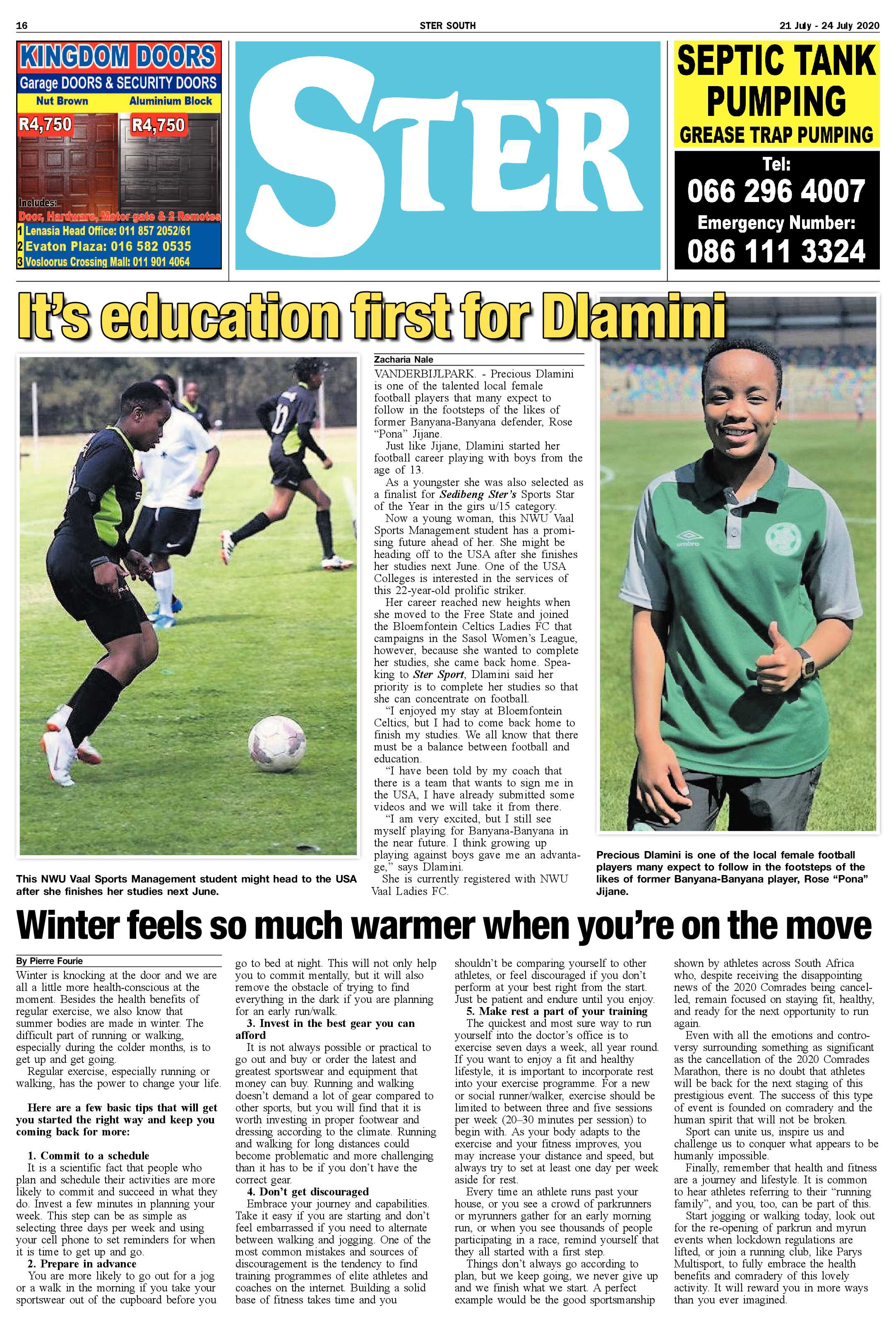 SOUTH STER 21 JULY – 24 JULY 2020 page 16
