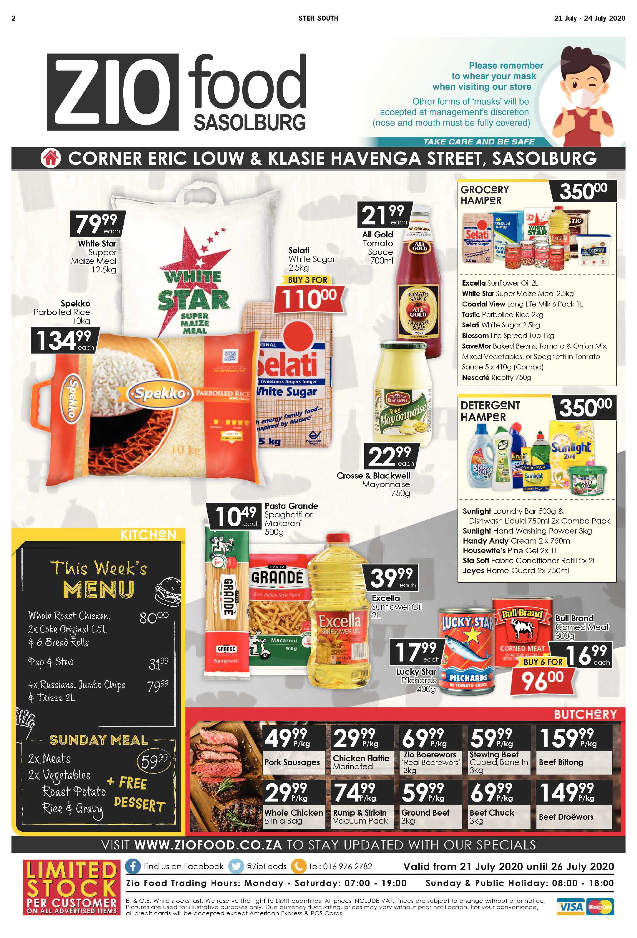 SOUTH STER 21 JULY – 24 JULY 2020 page 2