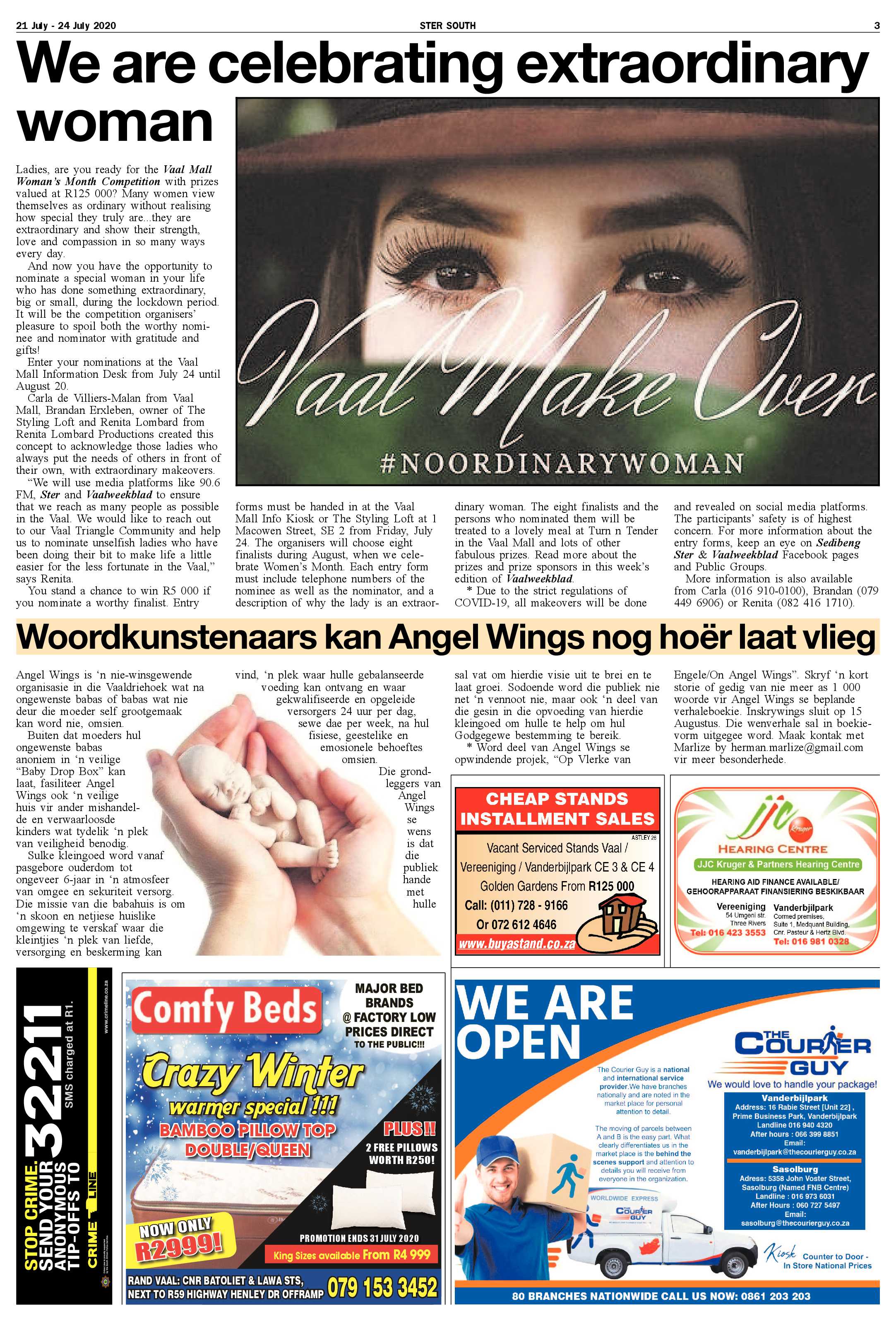 SOUTH STER 21 JULY – 24 JULY 2020 page 3