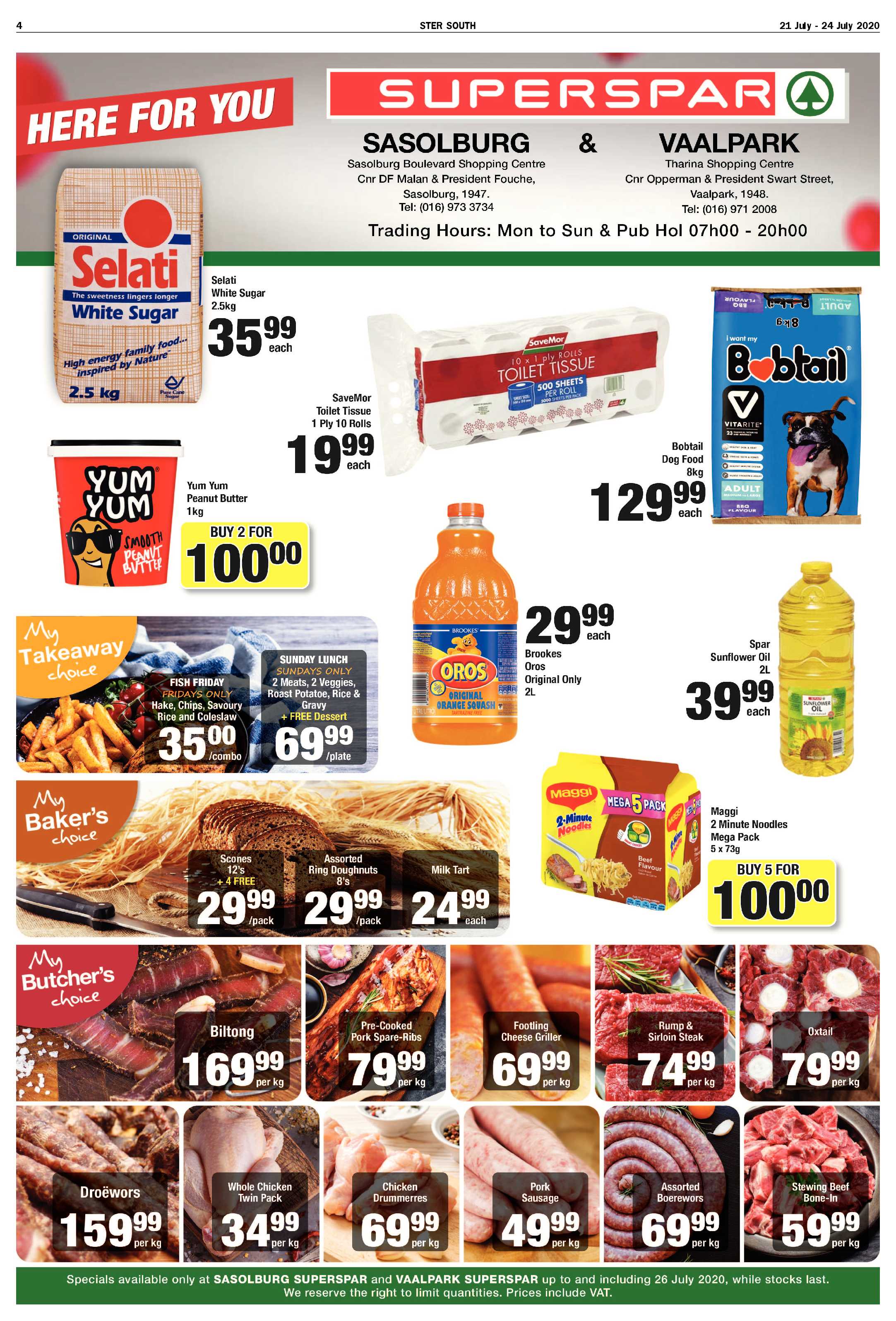 SOUTH STER 21 JULY – 24 JULY 2020 page 4