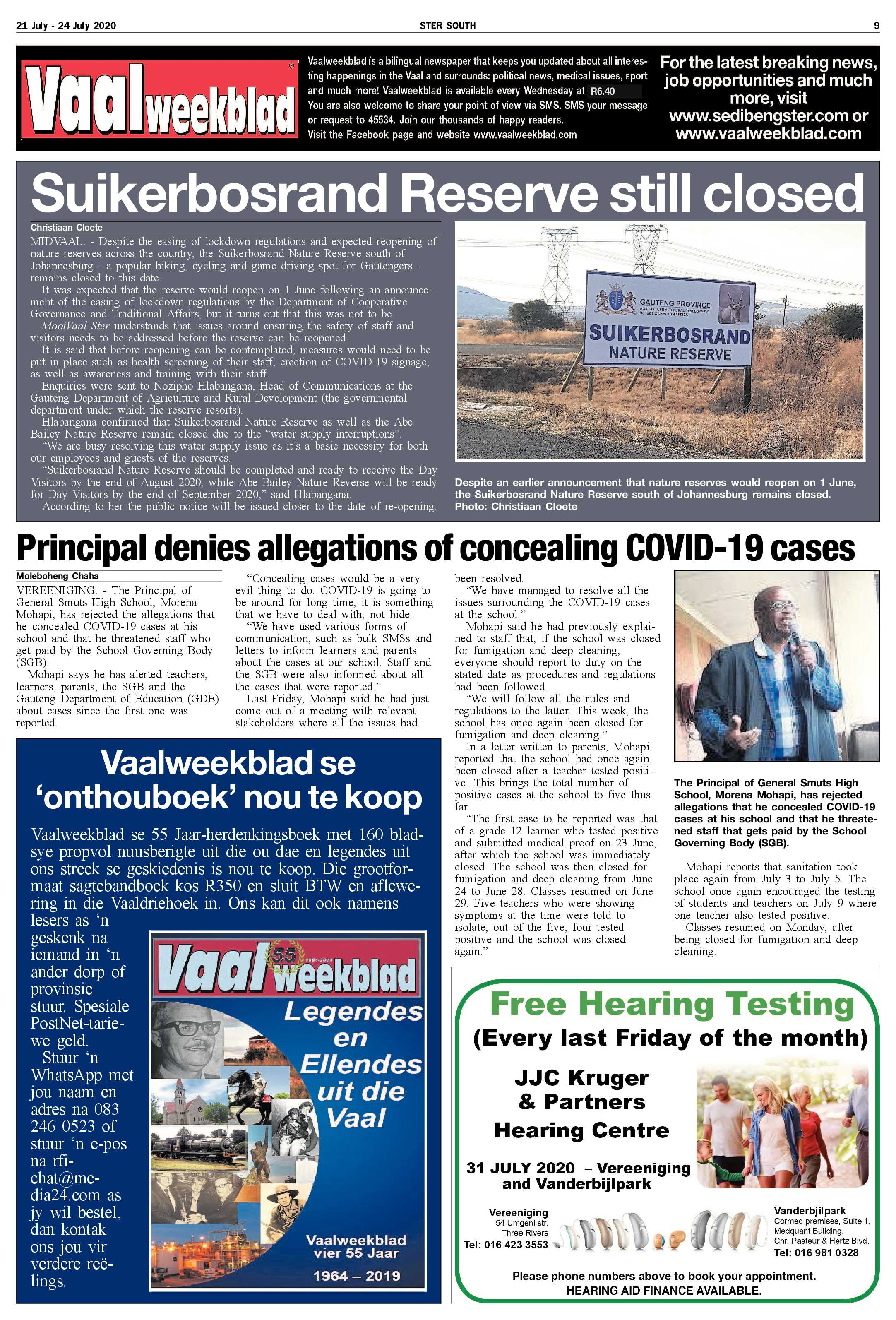 SOUTH STER 21 JULY – 24 JULY 2020 page 9