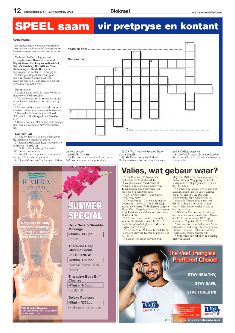 STER SOUTH 21 November – 27 November, 2023 page 12