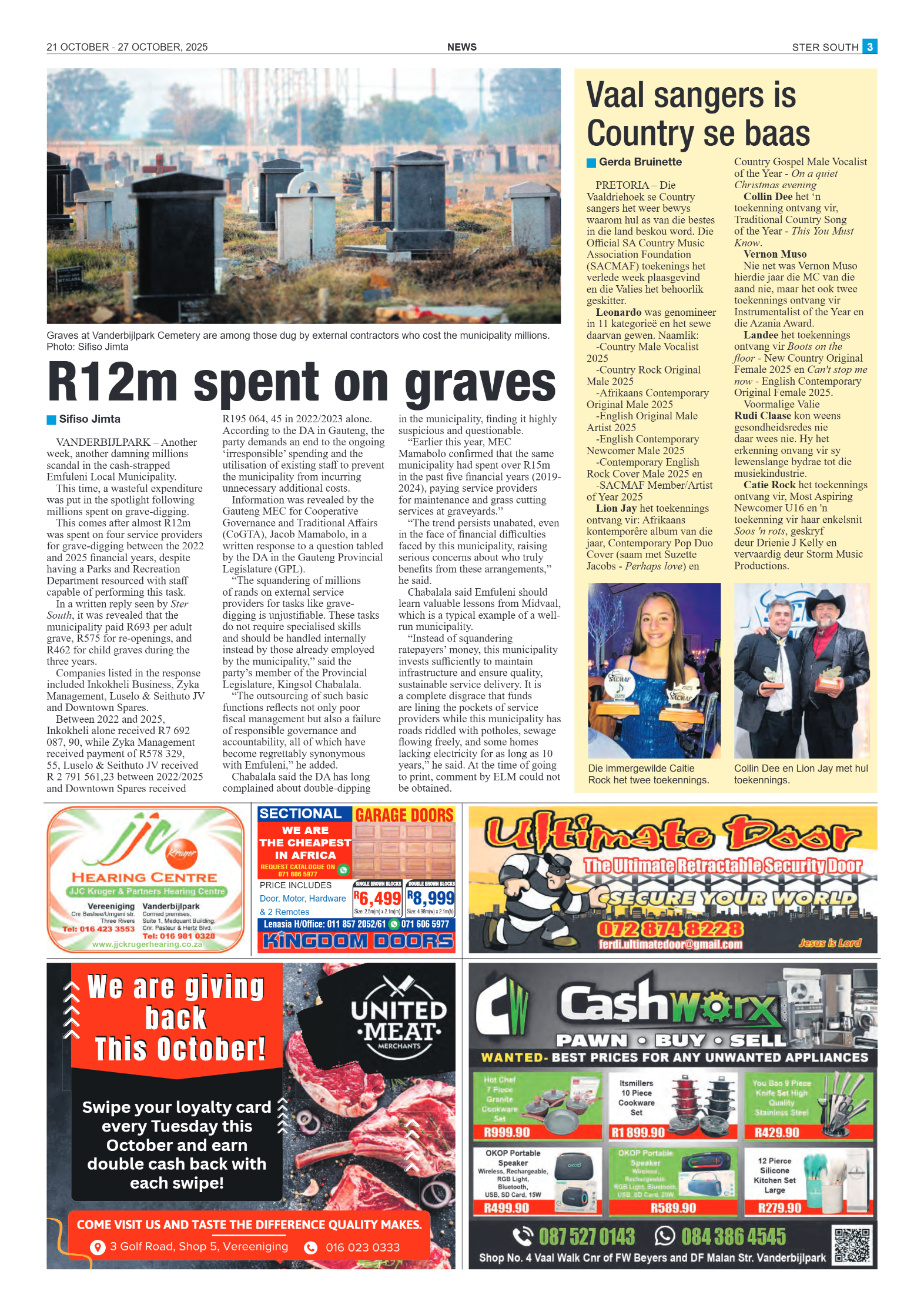 STER SOUTH 21 OCTOBER – 27 OCTOBER, 2025 page 3