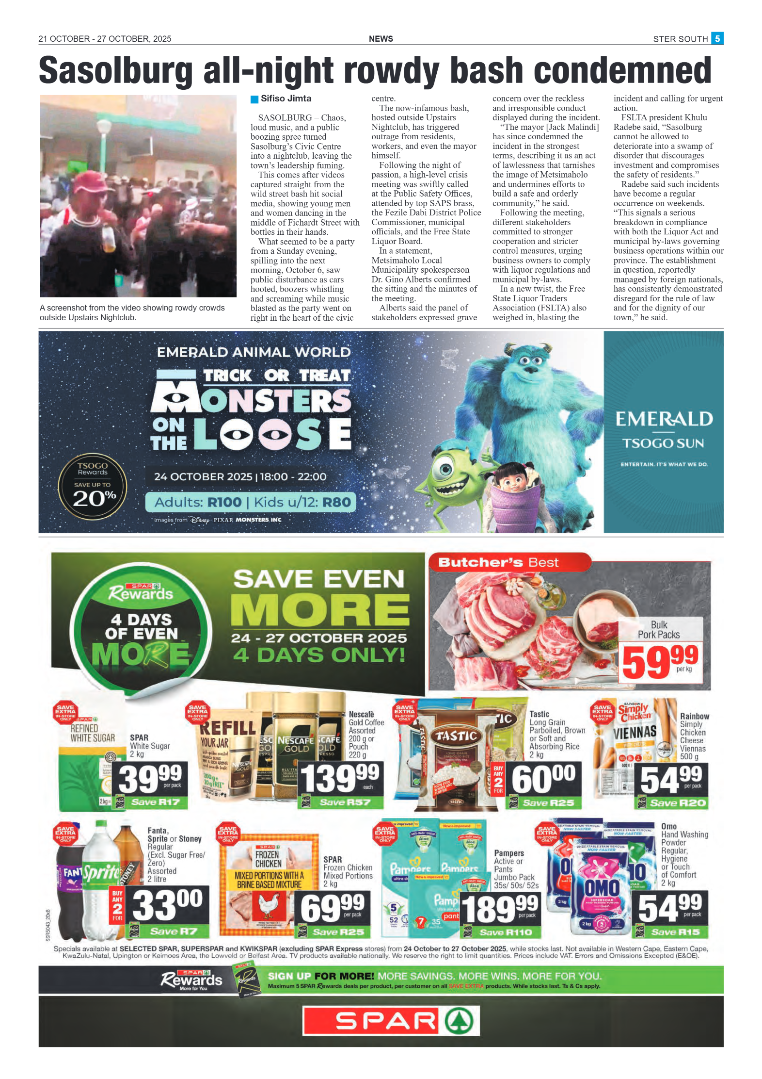 STER SOUTH 21 OCTOBER – 27 OCTOBER, 2025 page 5