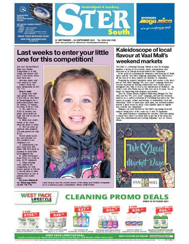 STER SOUTH 21 September – 24 September 2021 page 1