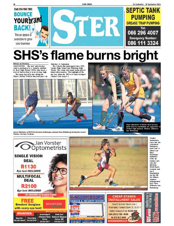 STER SOUTH 21 September – 24 September 2021 page 16